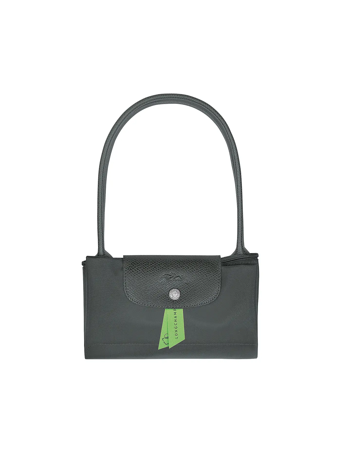 LONGCHAMP | Le Pliage Green Shopper Small, Graphite | grau