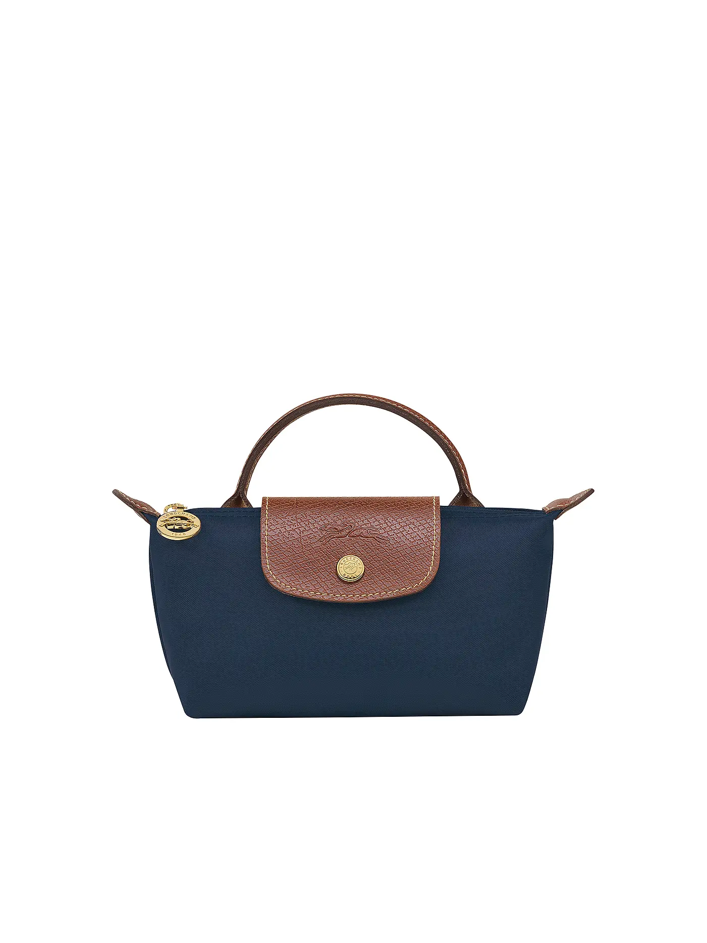 LONGCHAMP | Le Pliage Original Pochette mit Henkel, Red | dunkelblau
