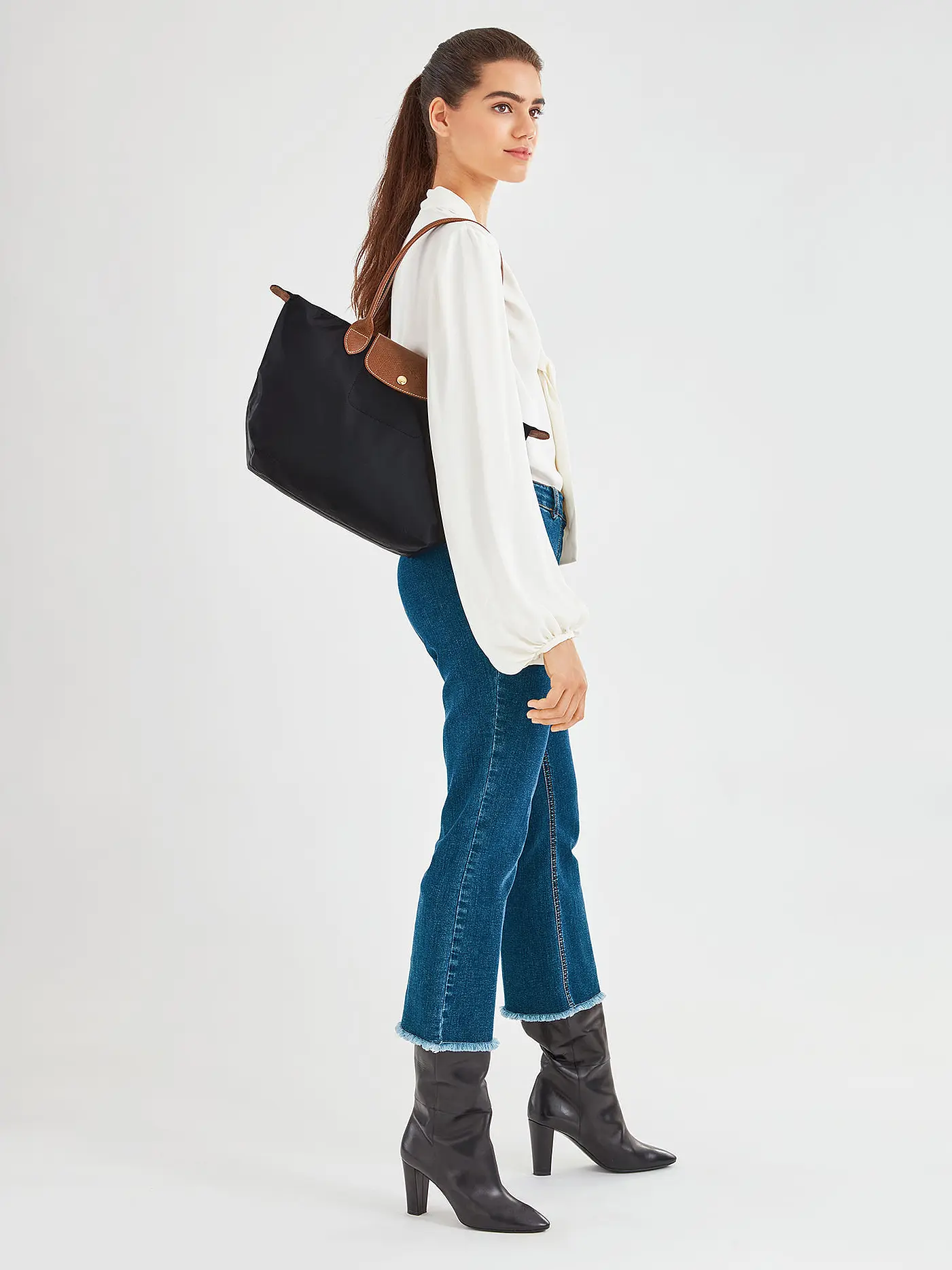 LONGCHAMP | Le Pliage Original Shopper Small, Black  | schwarz
