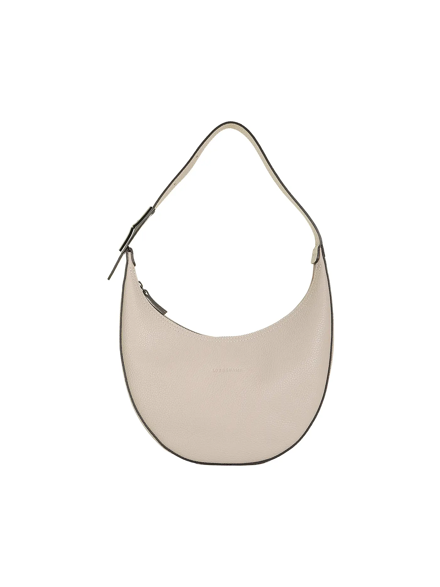 LONGCHAMP | Roseau Essential Schultertasche Medium, Argile | grau