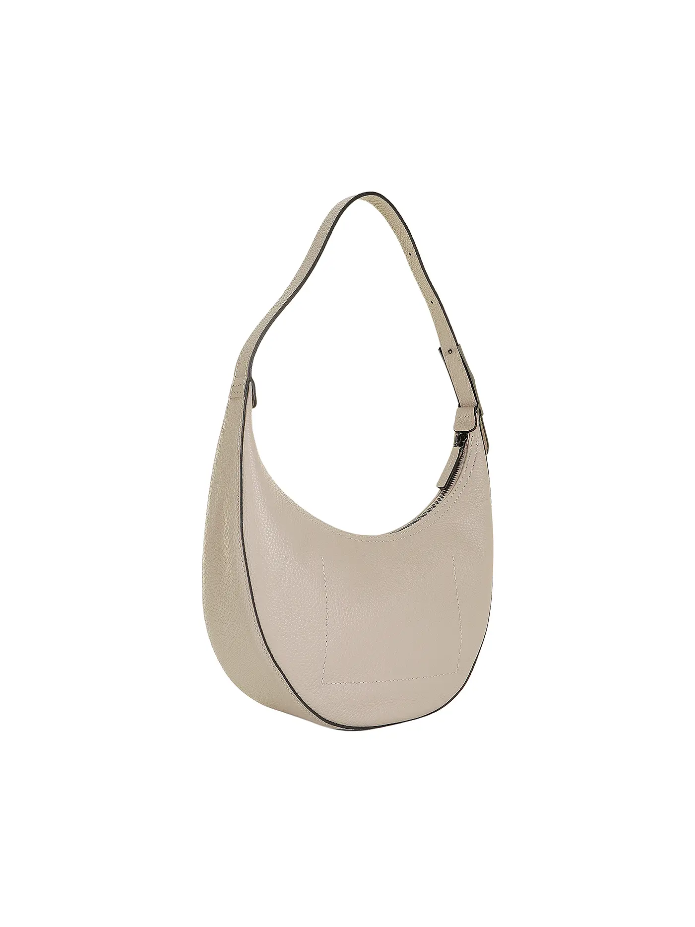 LONGCHAMP | Roseau Essential Schultertasche Medium, Argile | grau