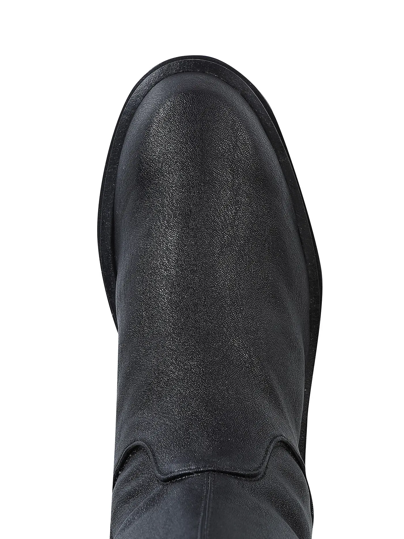 LORENA PAGGI | Overknee Lederstiefel | schwarz