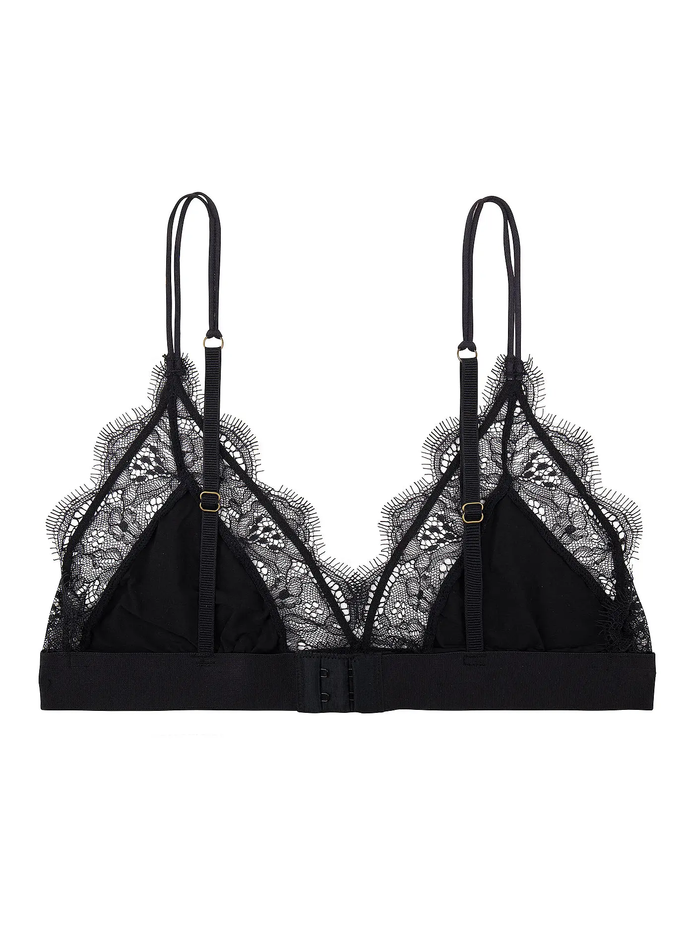 LOVE STORIES | Triangel BH "Love Lace" schwarz | schwarz