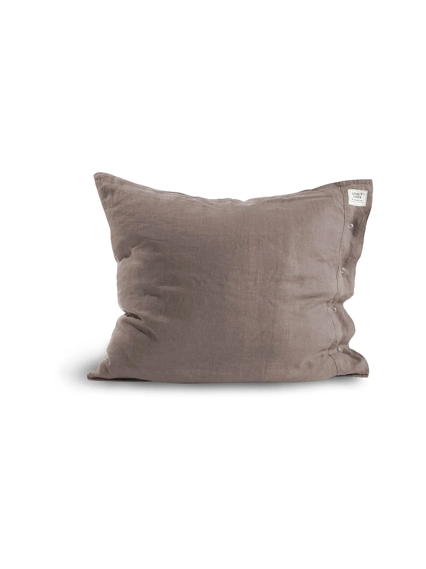 LOVELY LINEN | Leinen Kissenbezug Misty 70x90cm Grey | grau