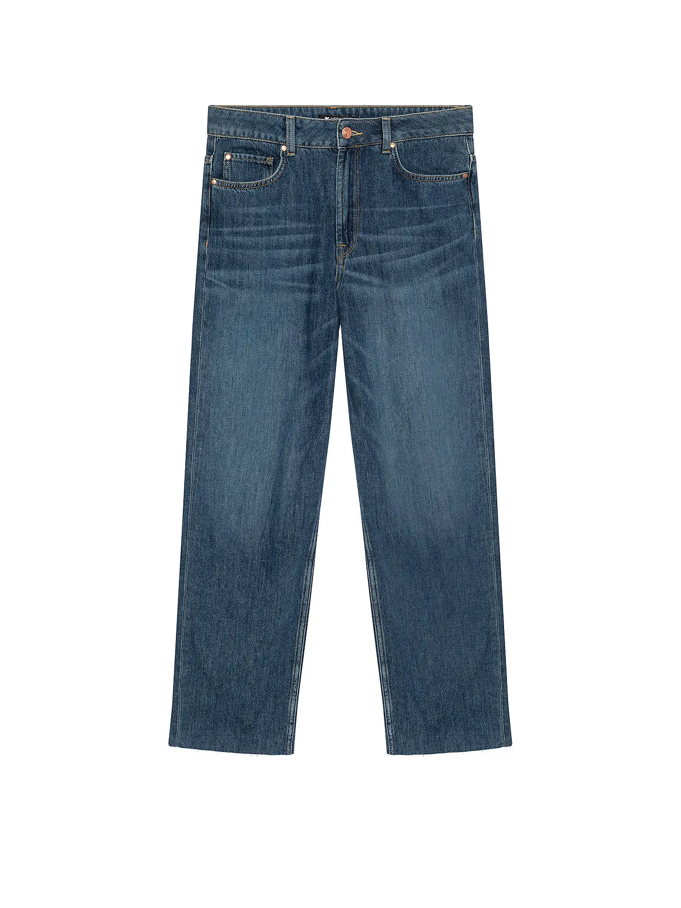 LOVJOI | Jeans Straight Fit 7/8 MEDLAR | blau