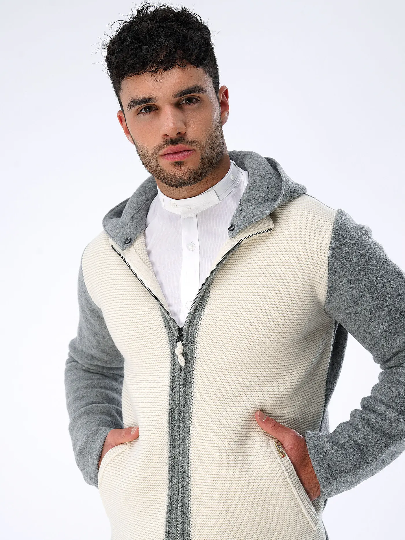 LUIS TRENKER | Strickjacke LUWALLACE  | creme