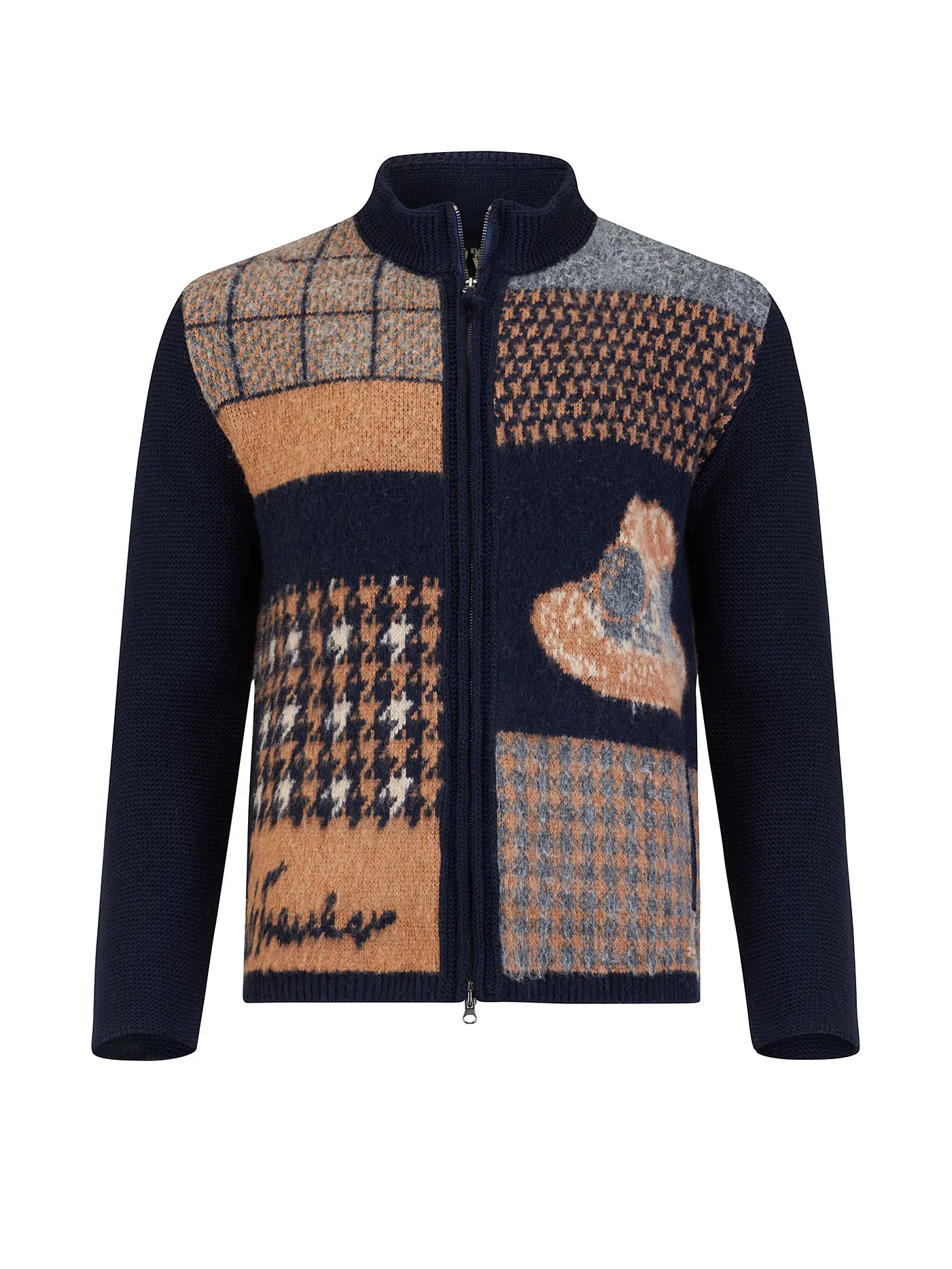 LUIS TRENKER | Strickjacke Wall | blau