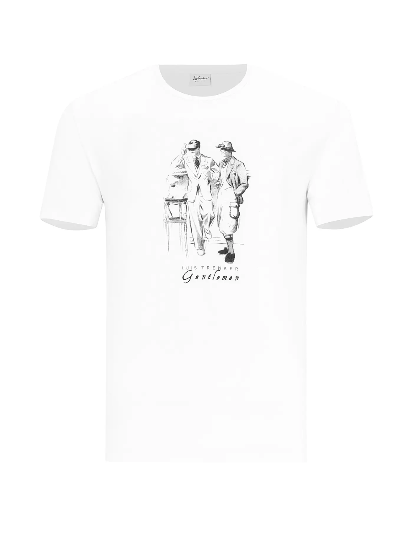 LUIS TRENKER | T-Shirt  | weiss