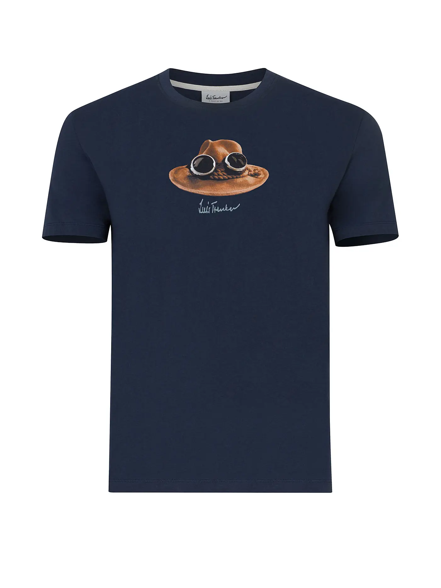 LUIS TRENKER | T-Shirt  | dunkelblau