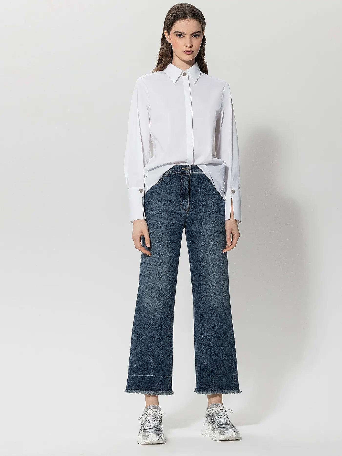 LUISA CERANO | Bluse | weiss