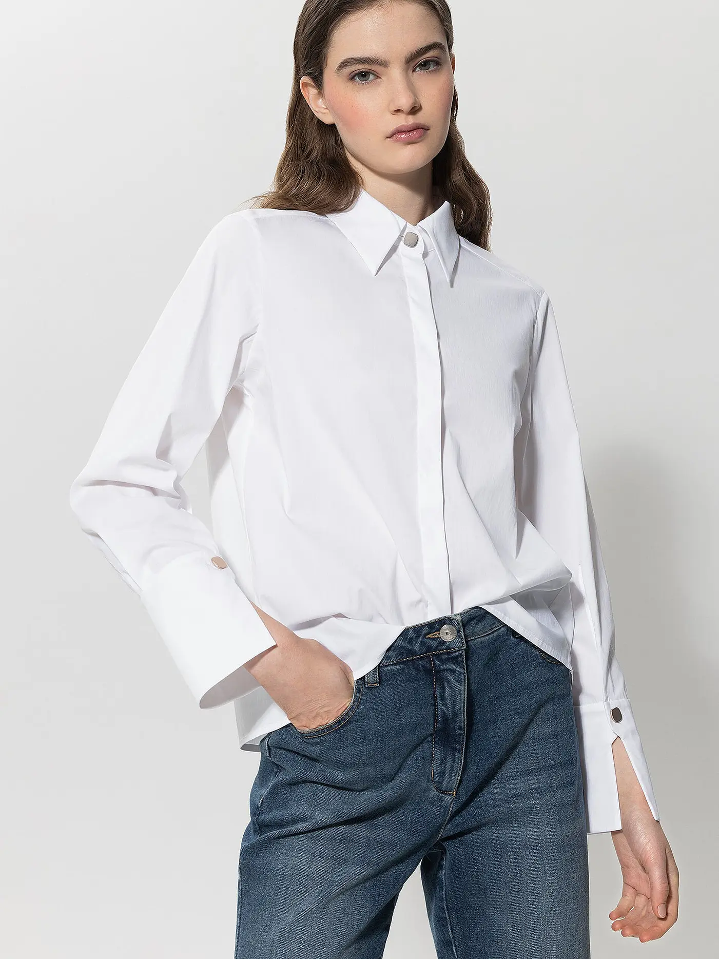 LUISA CERANO | Bluse | weiss