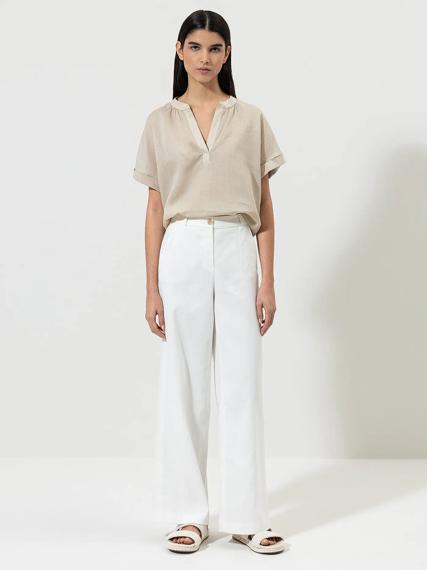 LUISA CERANO | Blusenshirt | beige