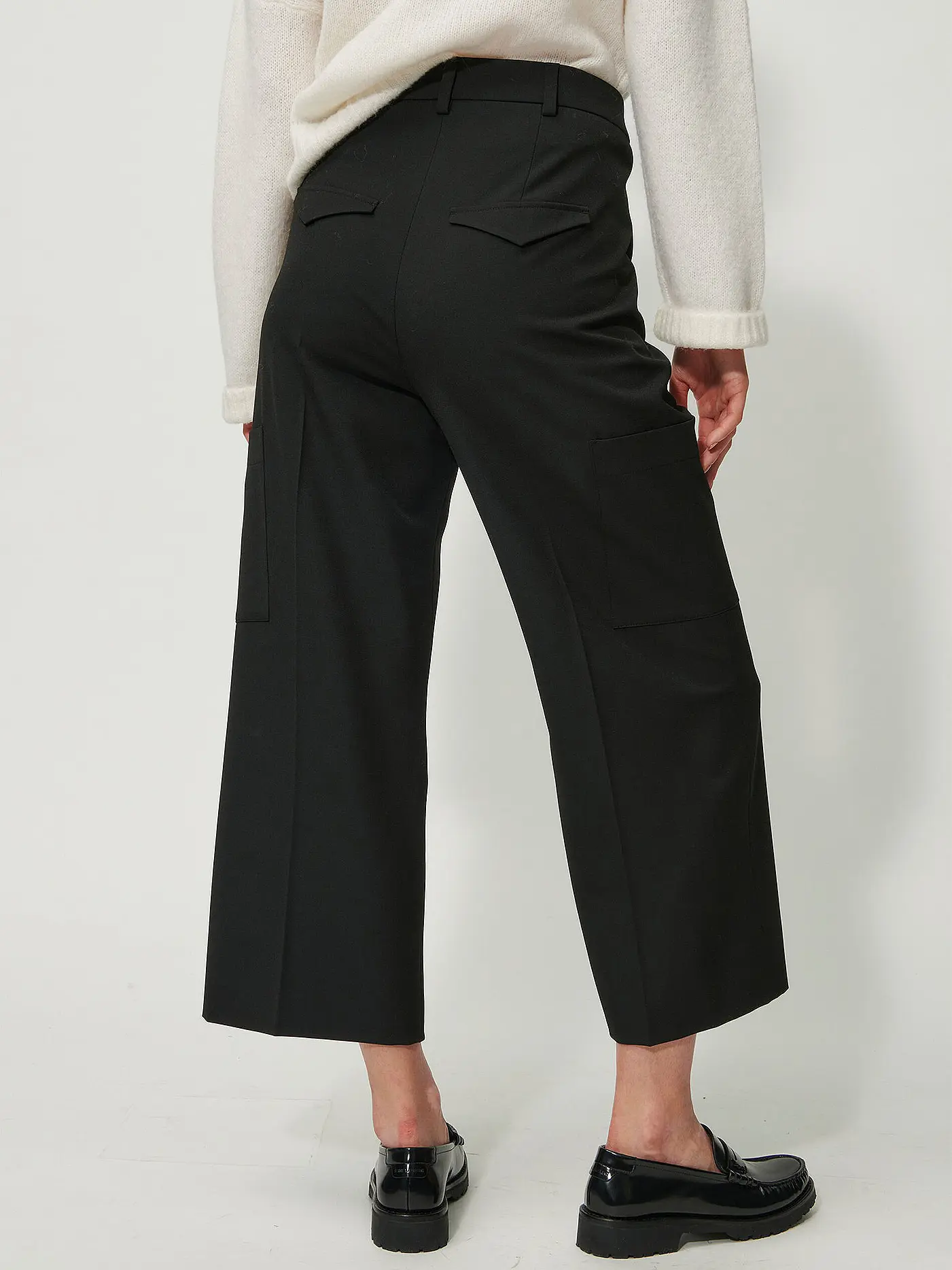 LUISA CERANO | Cargohose  | schwarz
