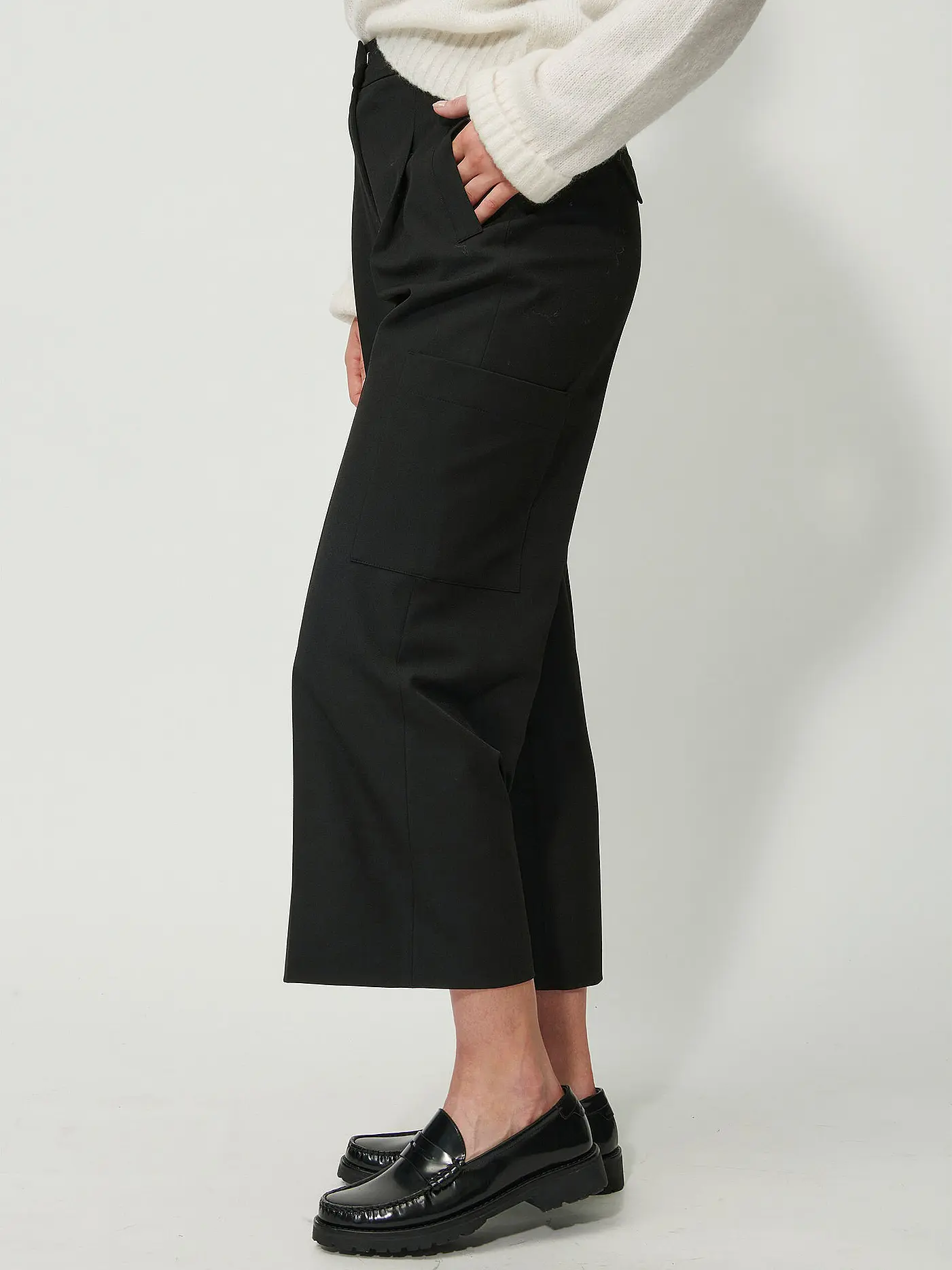 LUISA CERANO | Cargohose  | schwarz