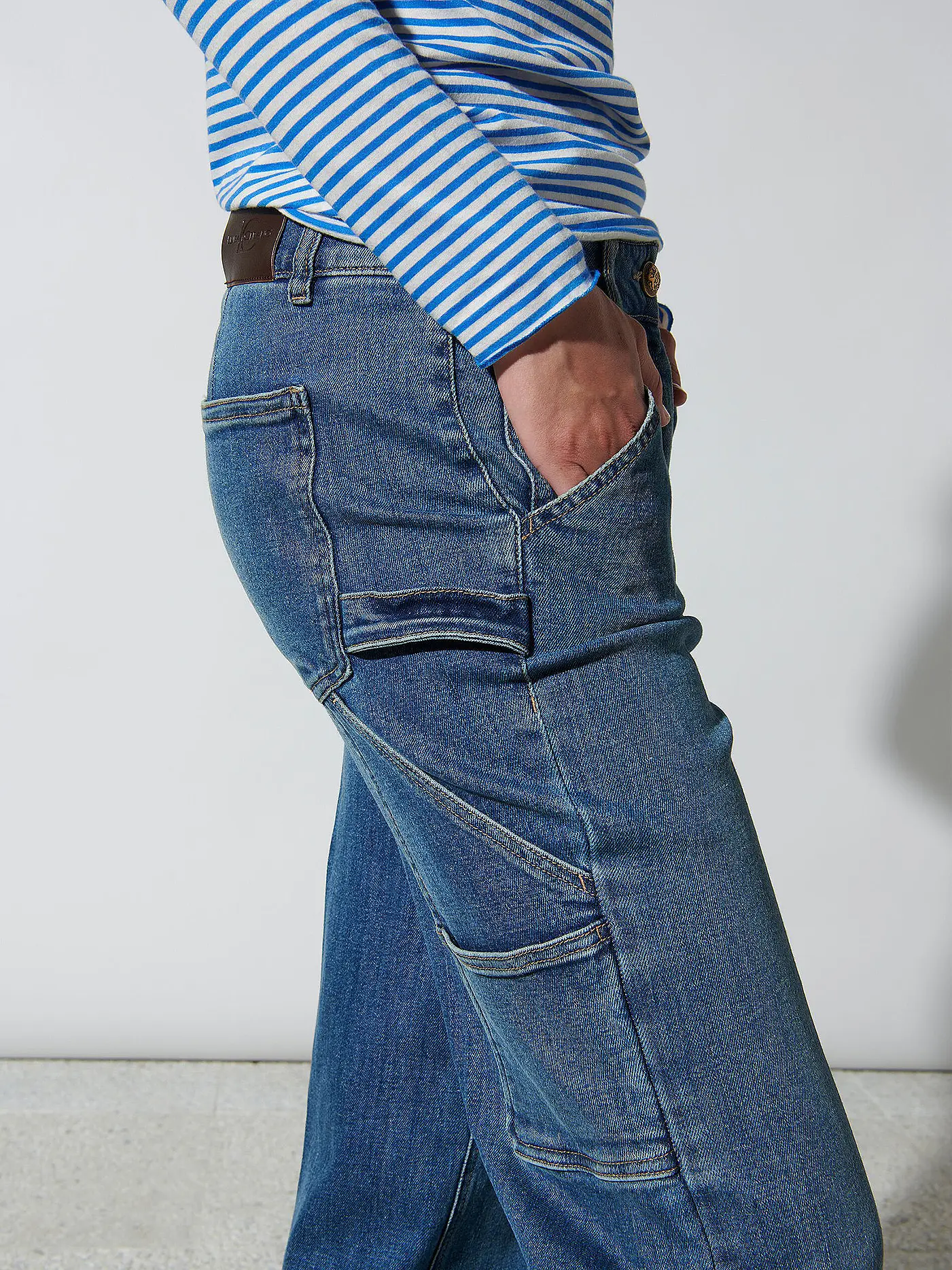 LUISA CERANO | Cargohose | blau