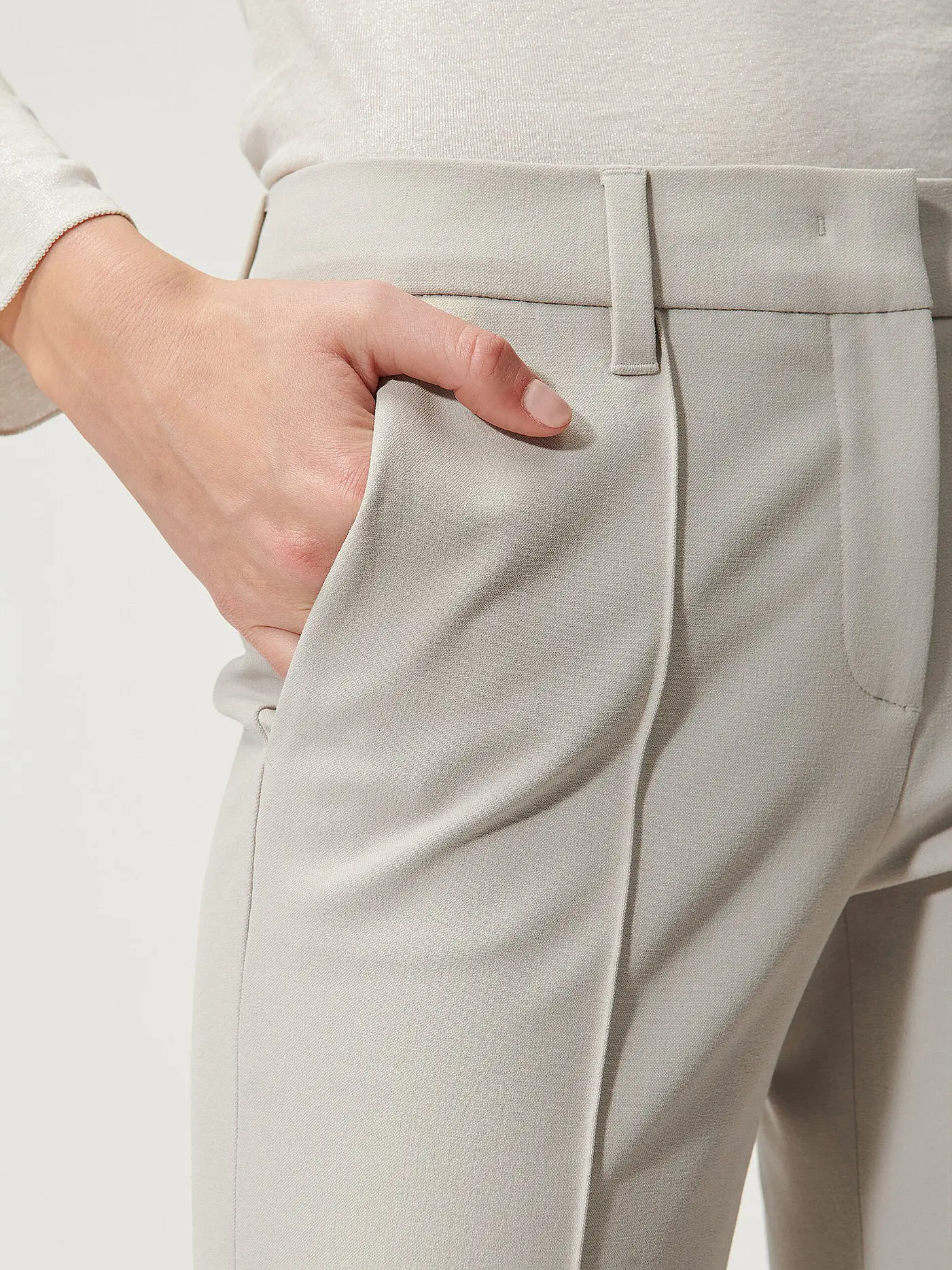 LUISA CERANO | Hose Flared Fit  | hellgrau