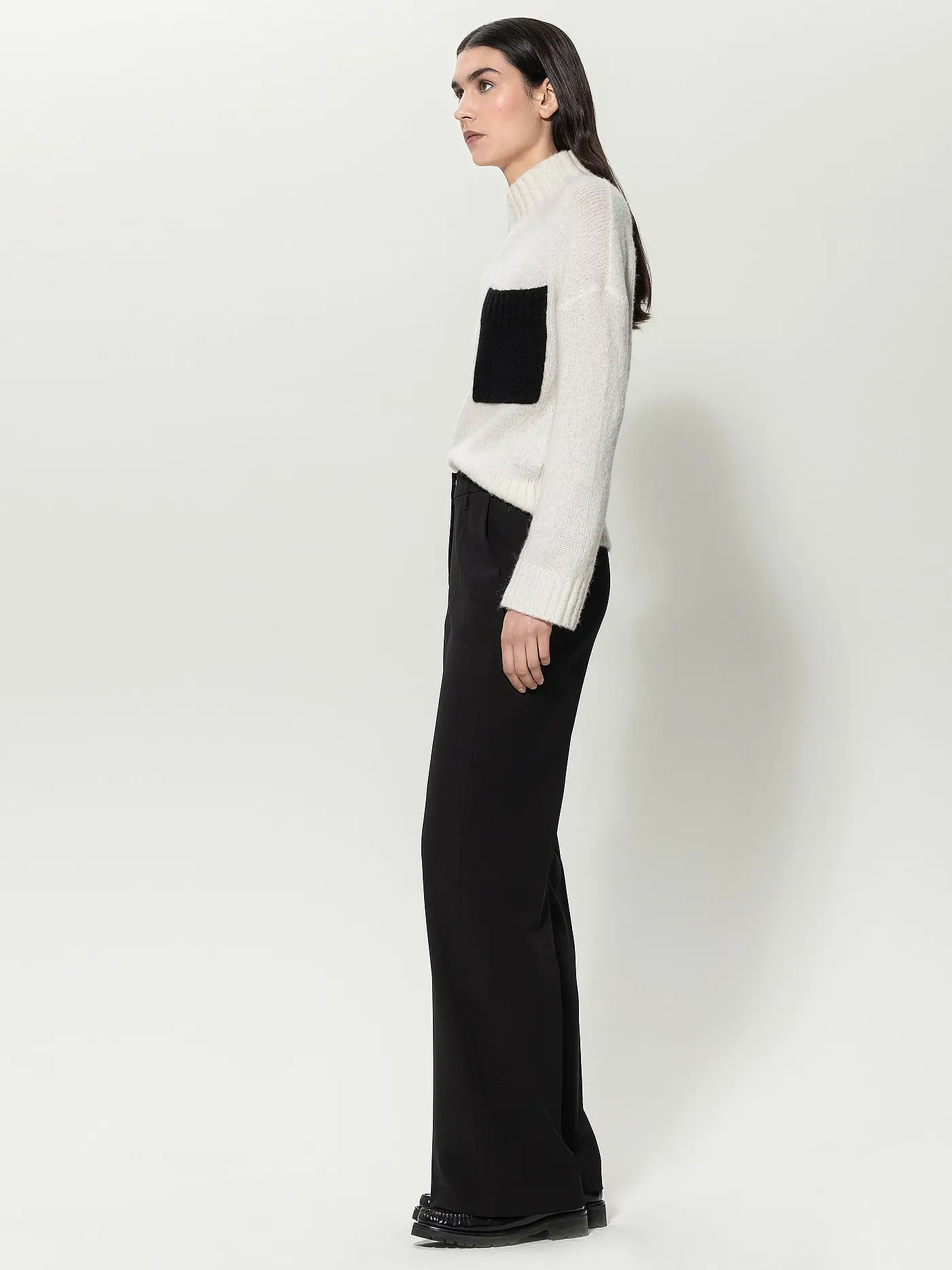 LUISA CERANO | Hose Wide Leg  | schwarz
