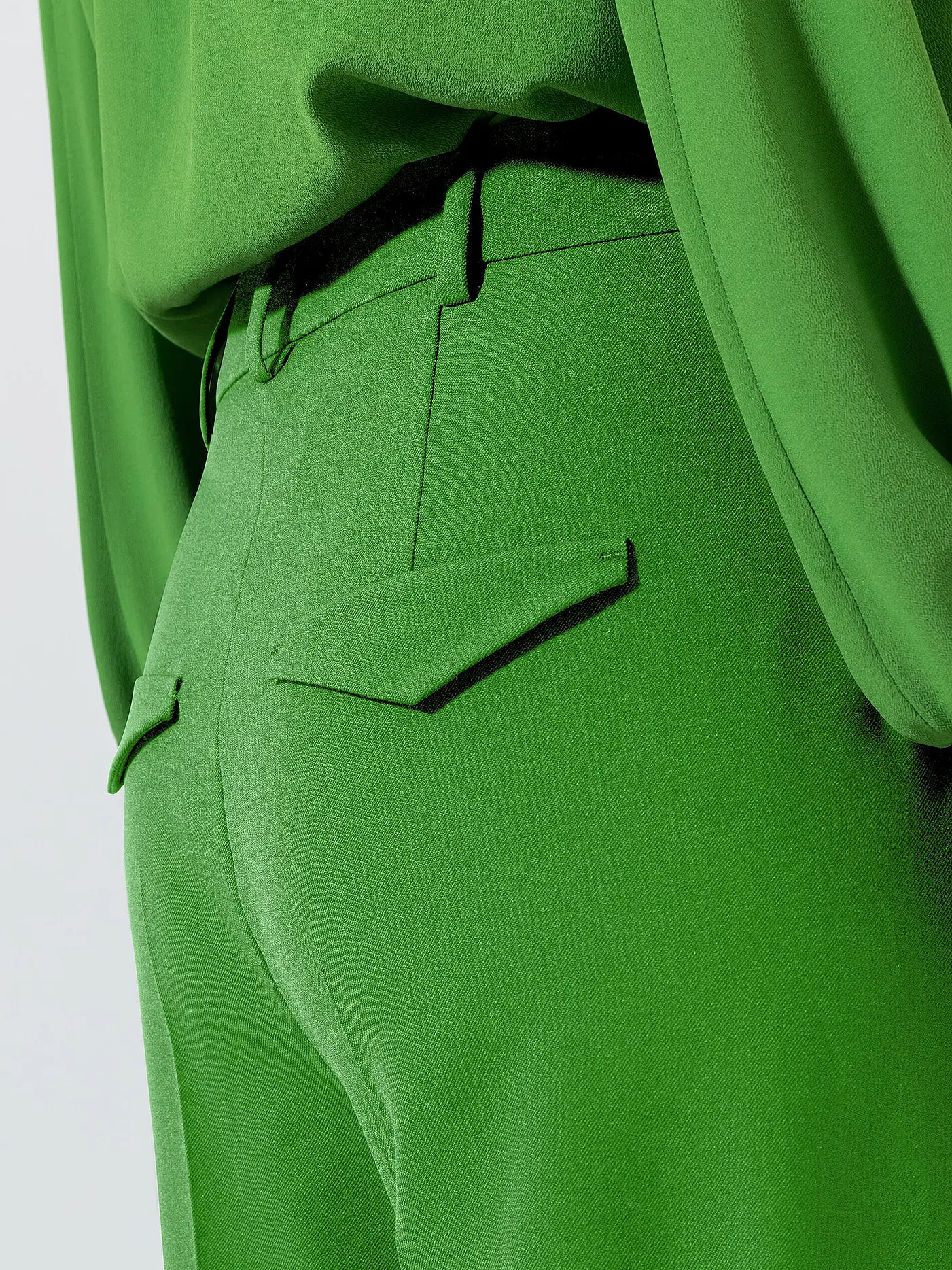 LUISA CERANO | Hose Wide Leg | grün