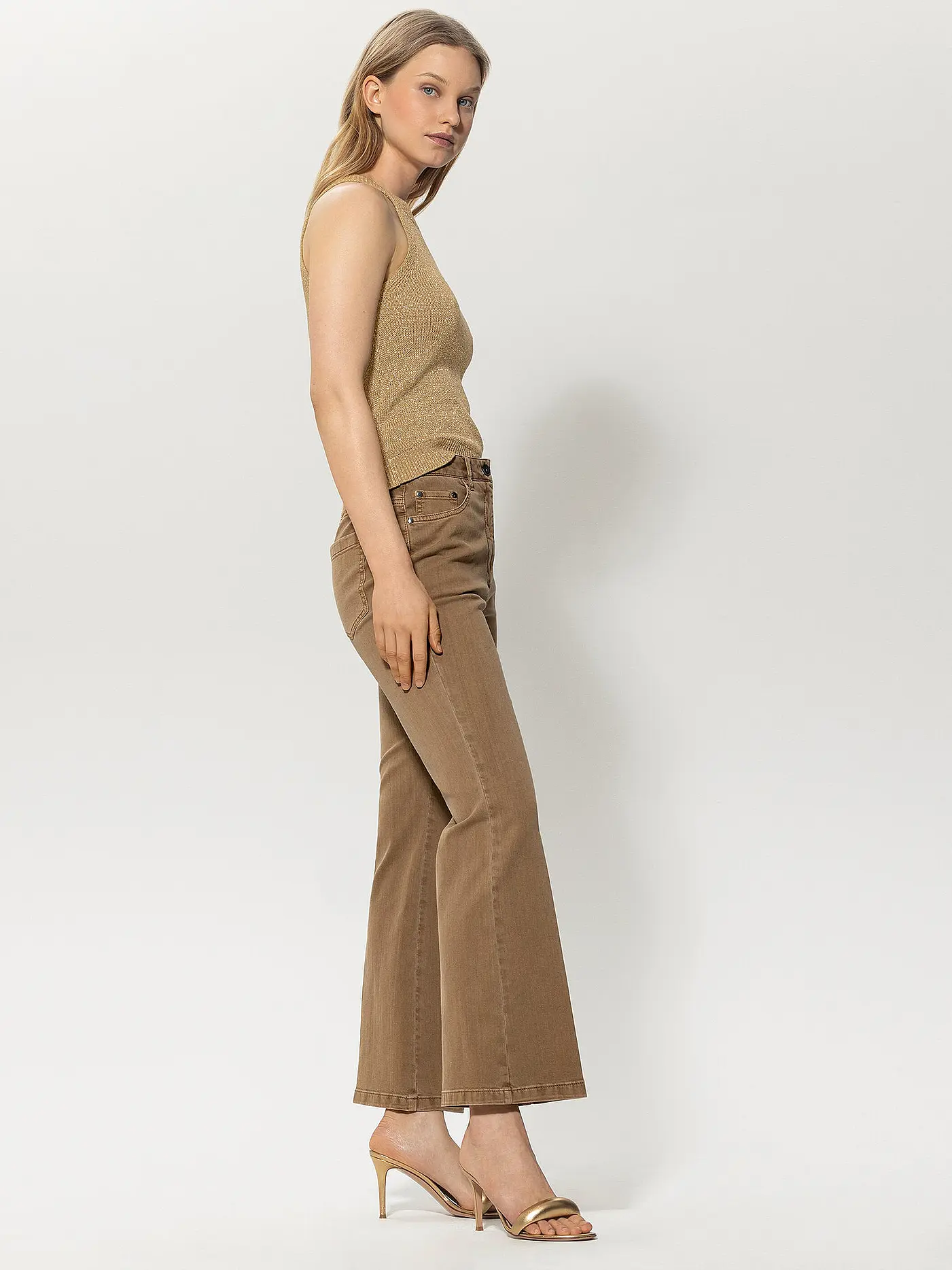 LUISA CERANO | Jeans Bootcut Fit | braun