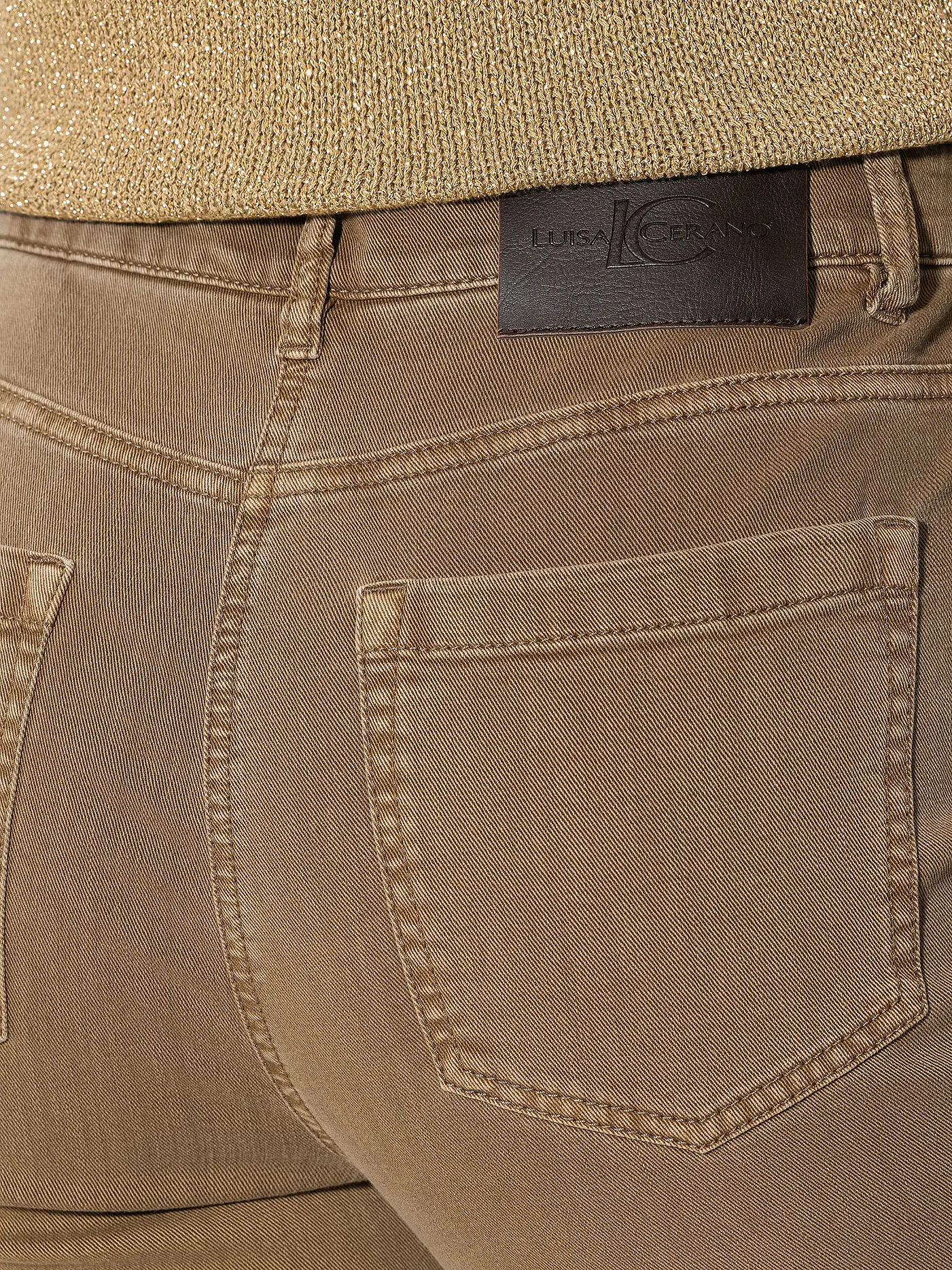 LUISA CERANO | Jeans Bootcut Fit | braun