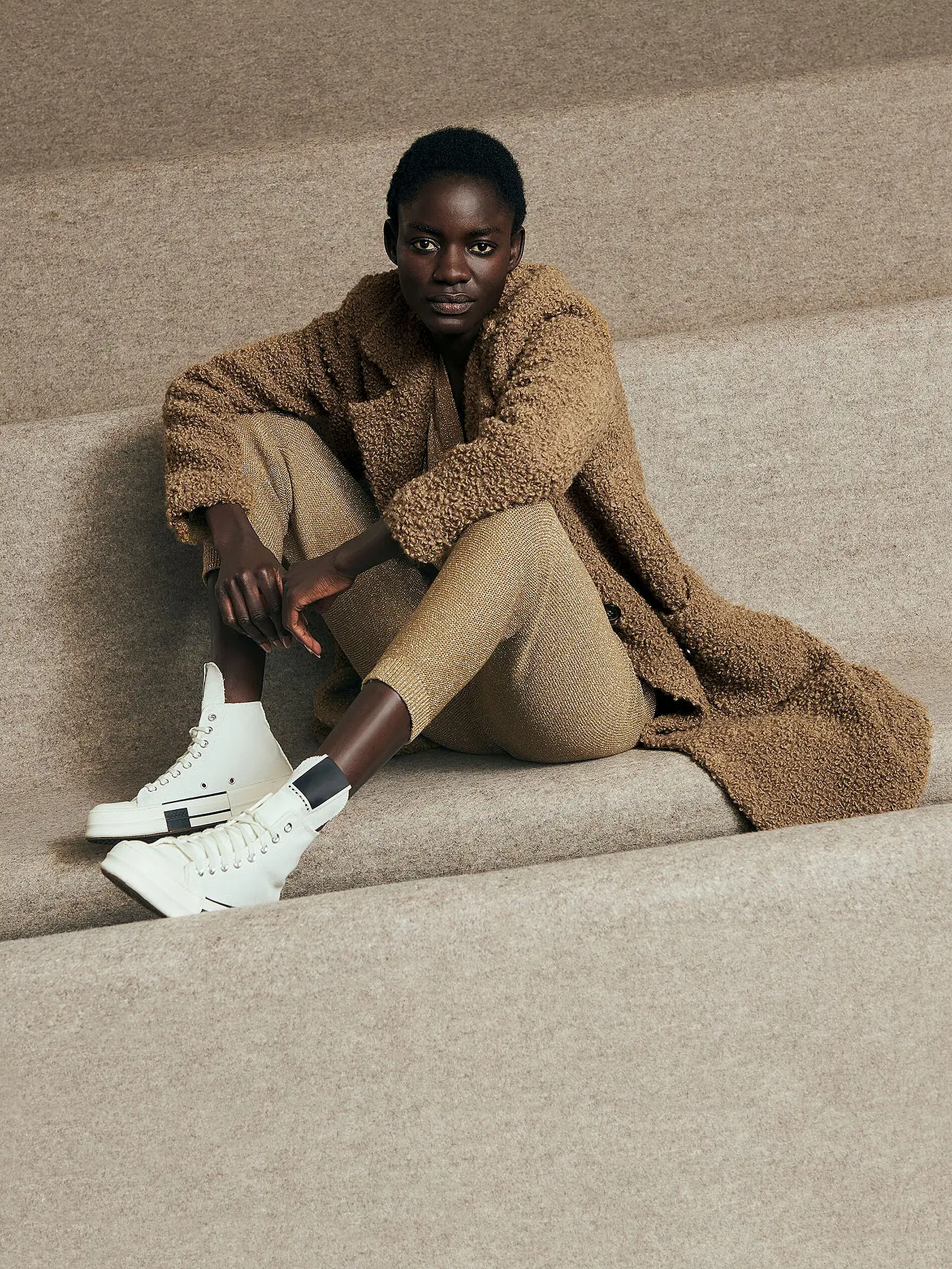 LUISA CERANO | Mantel | braun