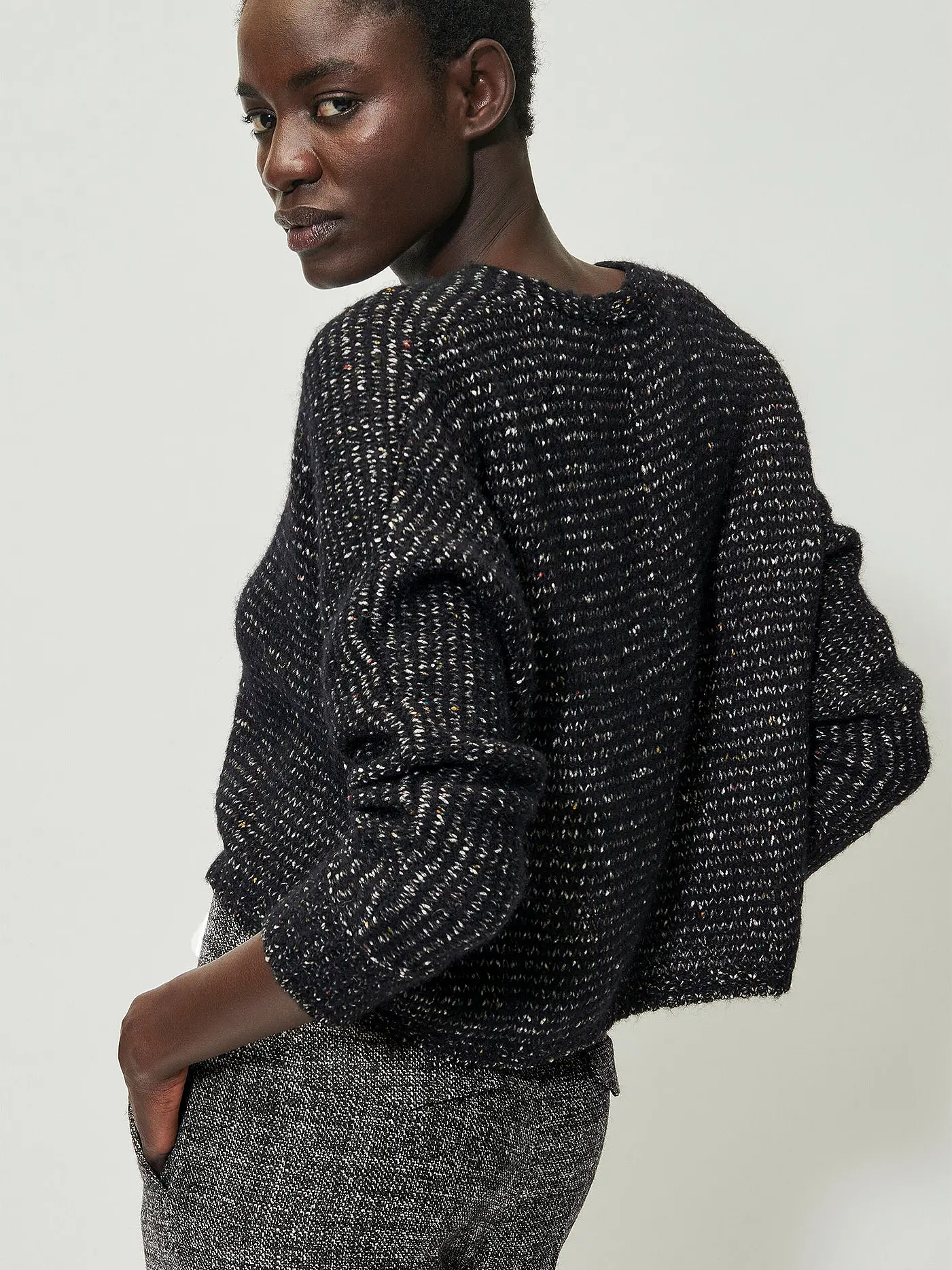 LUISA CERANO | Pullover  | schwarz