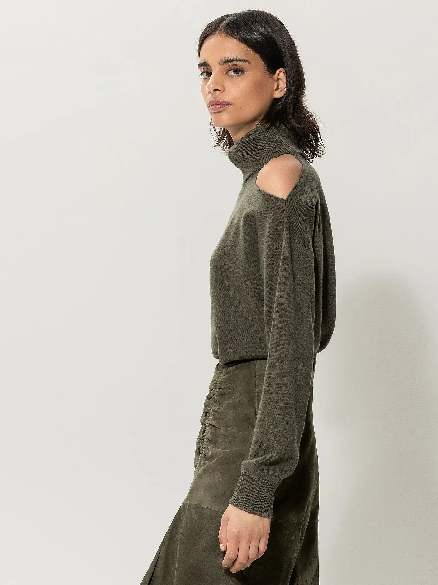 LUISA CERANO | Rollkragenpullover | grün