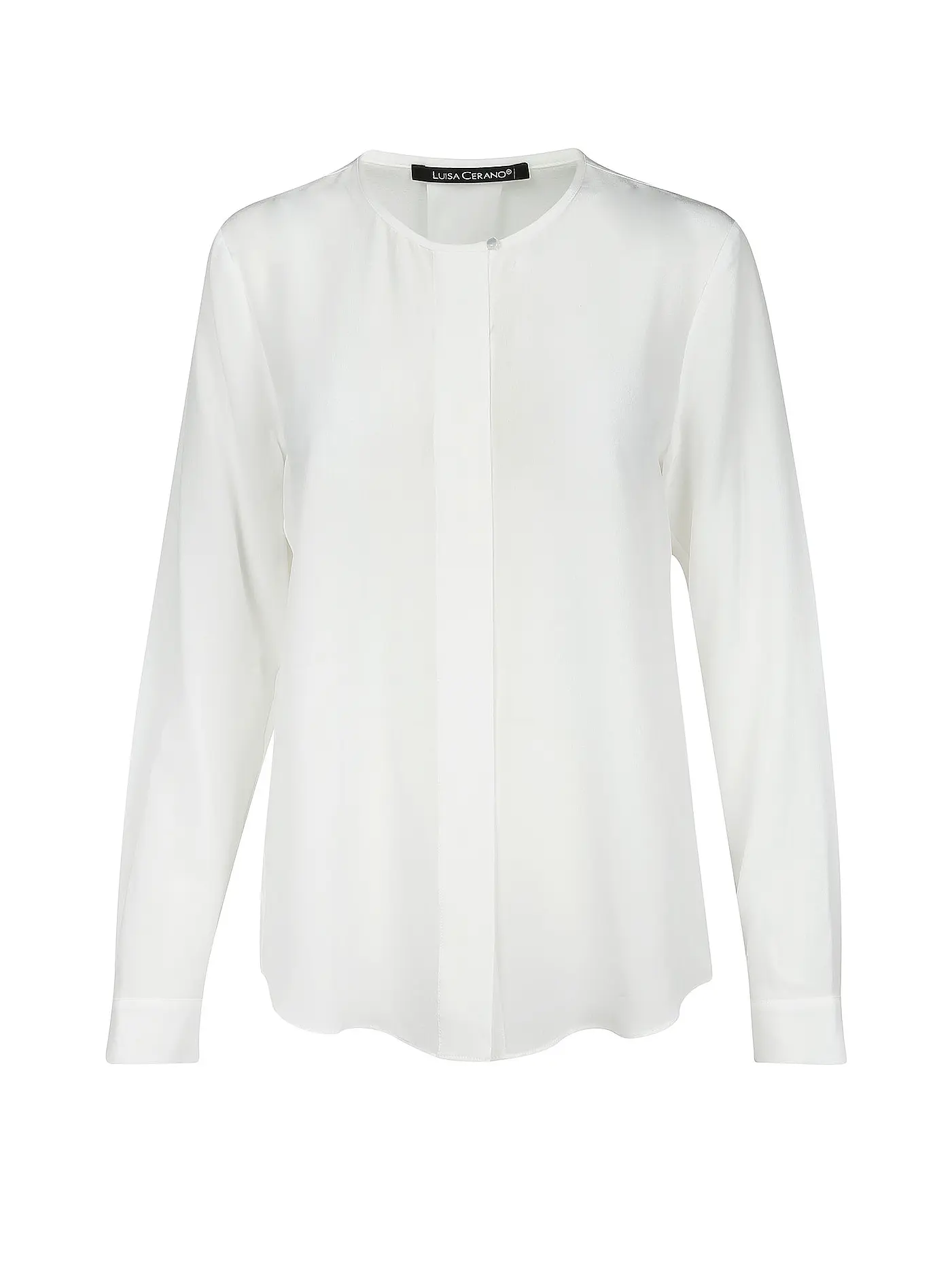 LUISA CERANO | Seiden-Bluse | beige