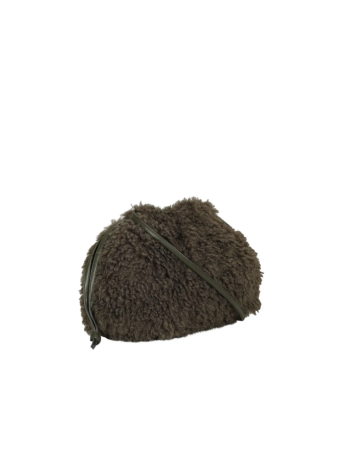 LUISA CERANO | Tasche in Felloptik | olive