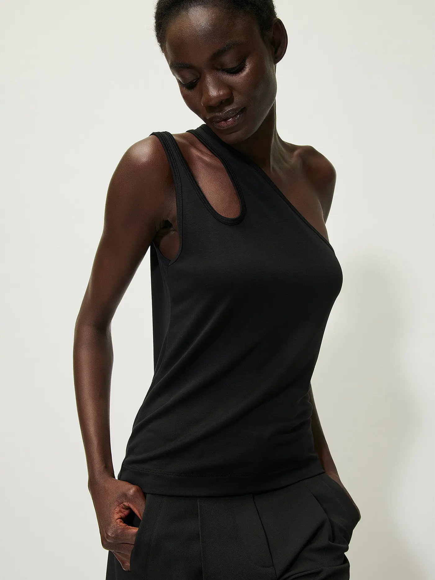 LUISA CERANO | Top  | schwarz