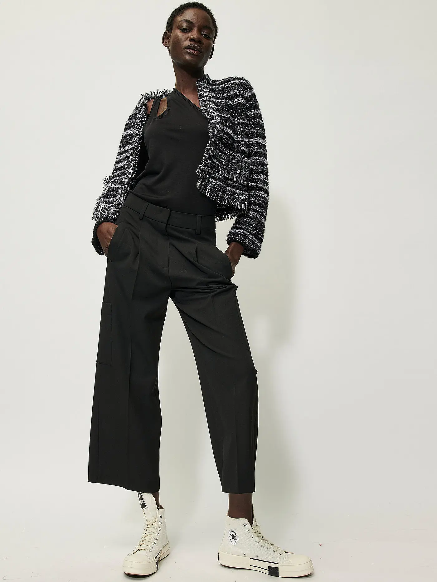 LUISA CERANO | Wolljacke  | grau