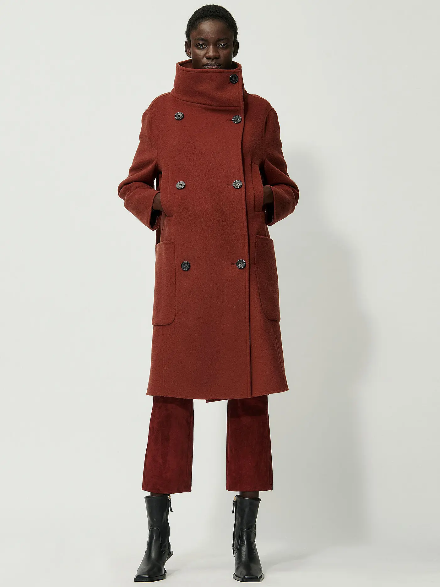 LUISA CERANO | Wollmantel  | braun