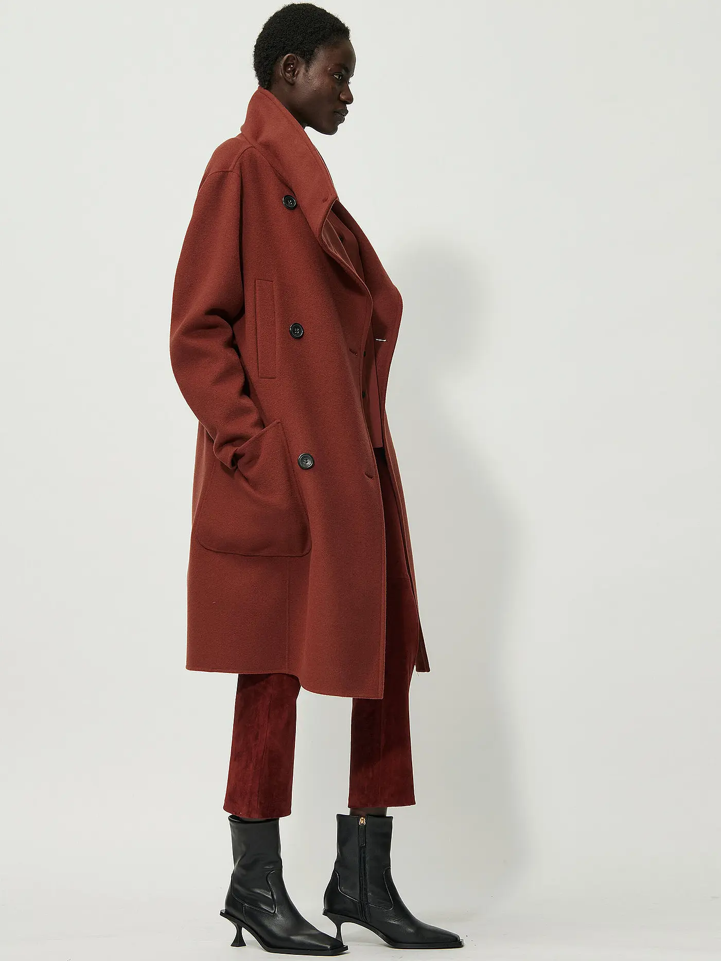 LUISA CERANO | Wollmantel  | braun