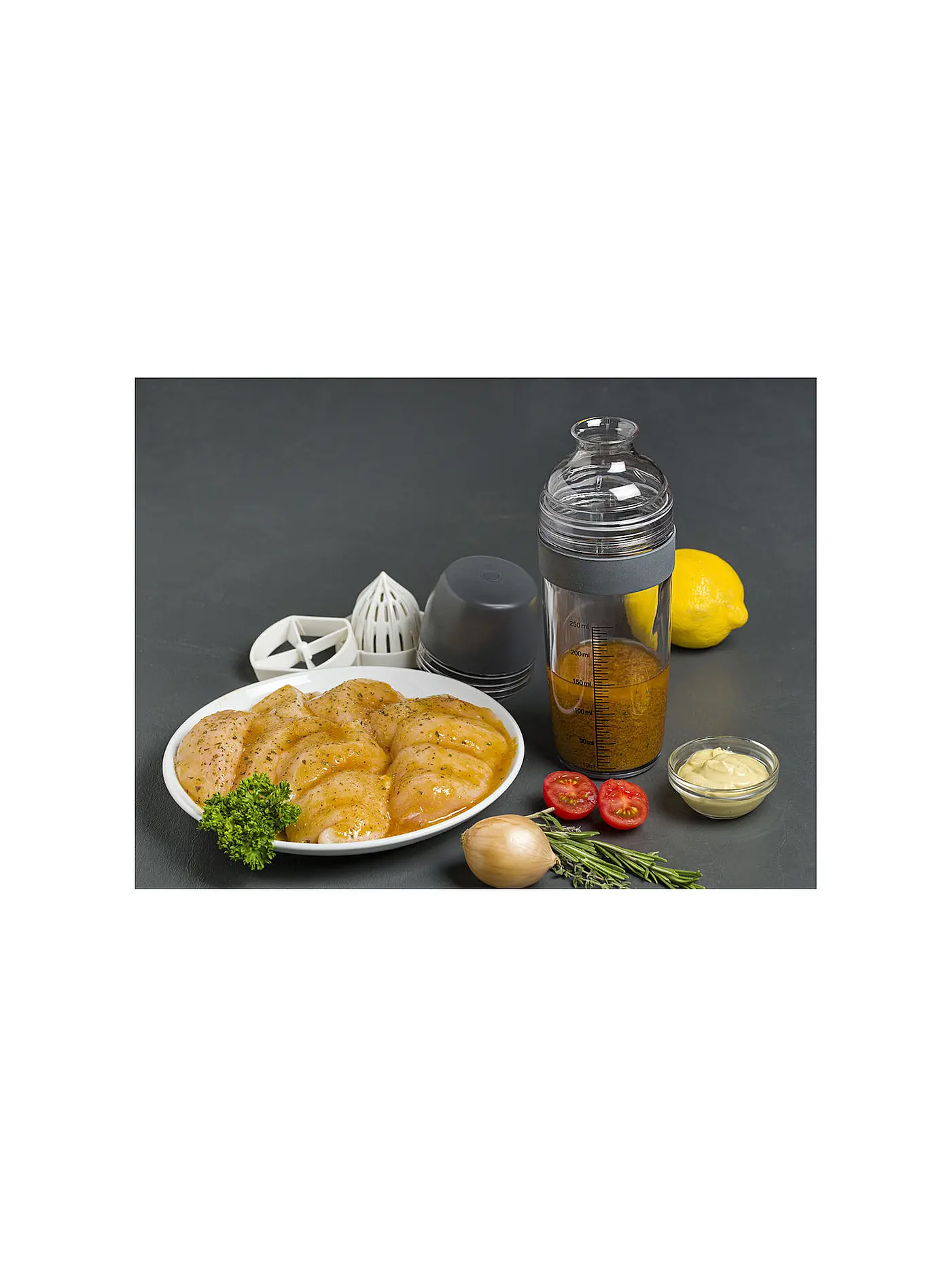LURCH | Dressing- und Teigshaker 250ml | transparent