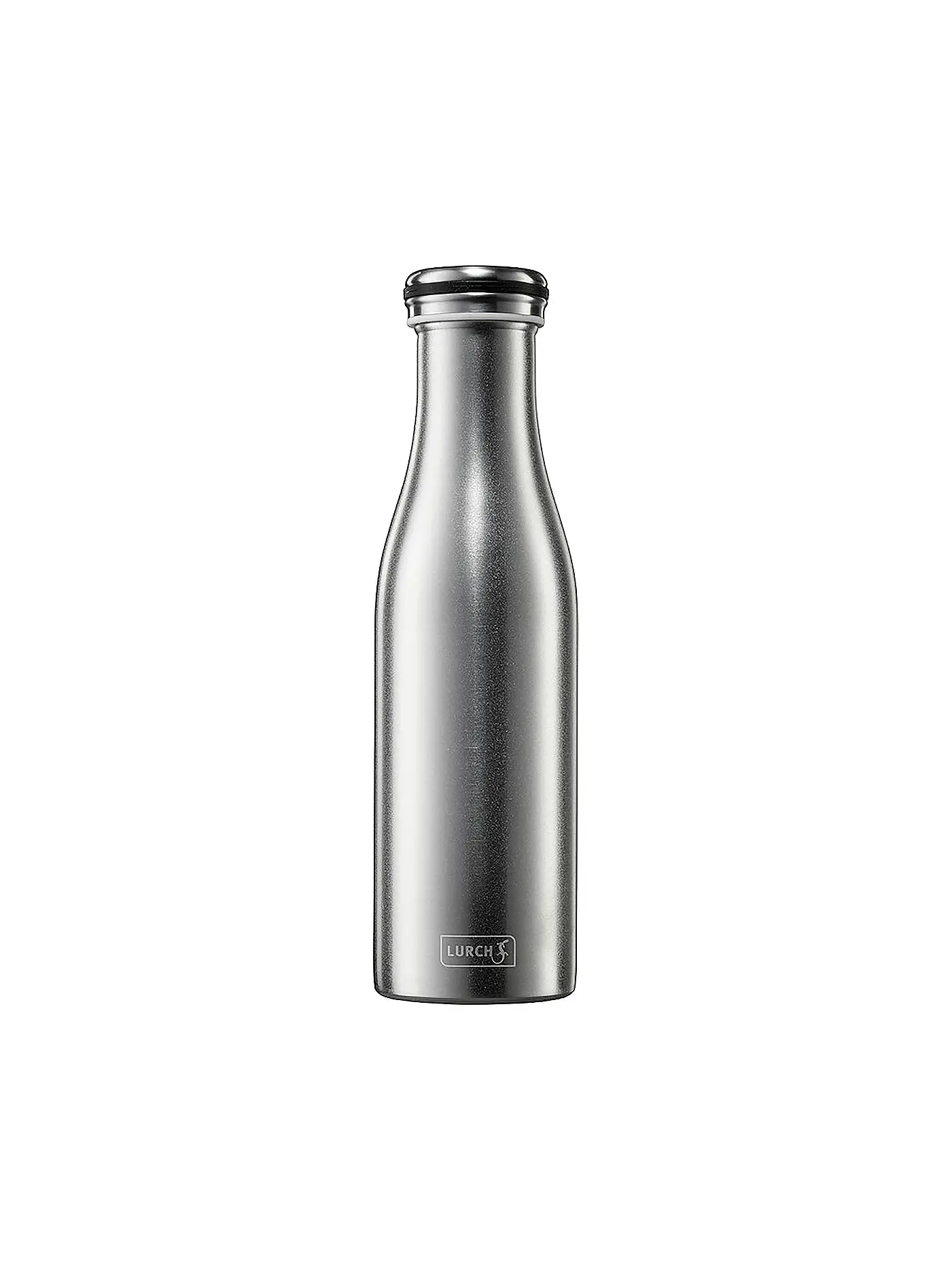 LURCH | Isolierflasche - Thermosflasche Edelstahl 0,5l  | silber