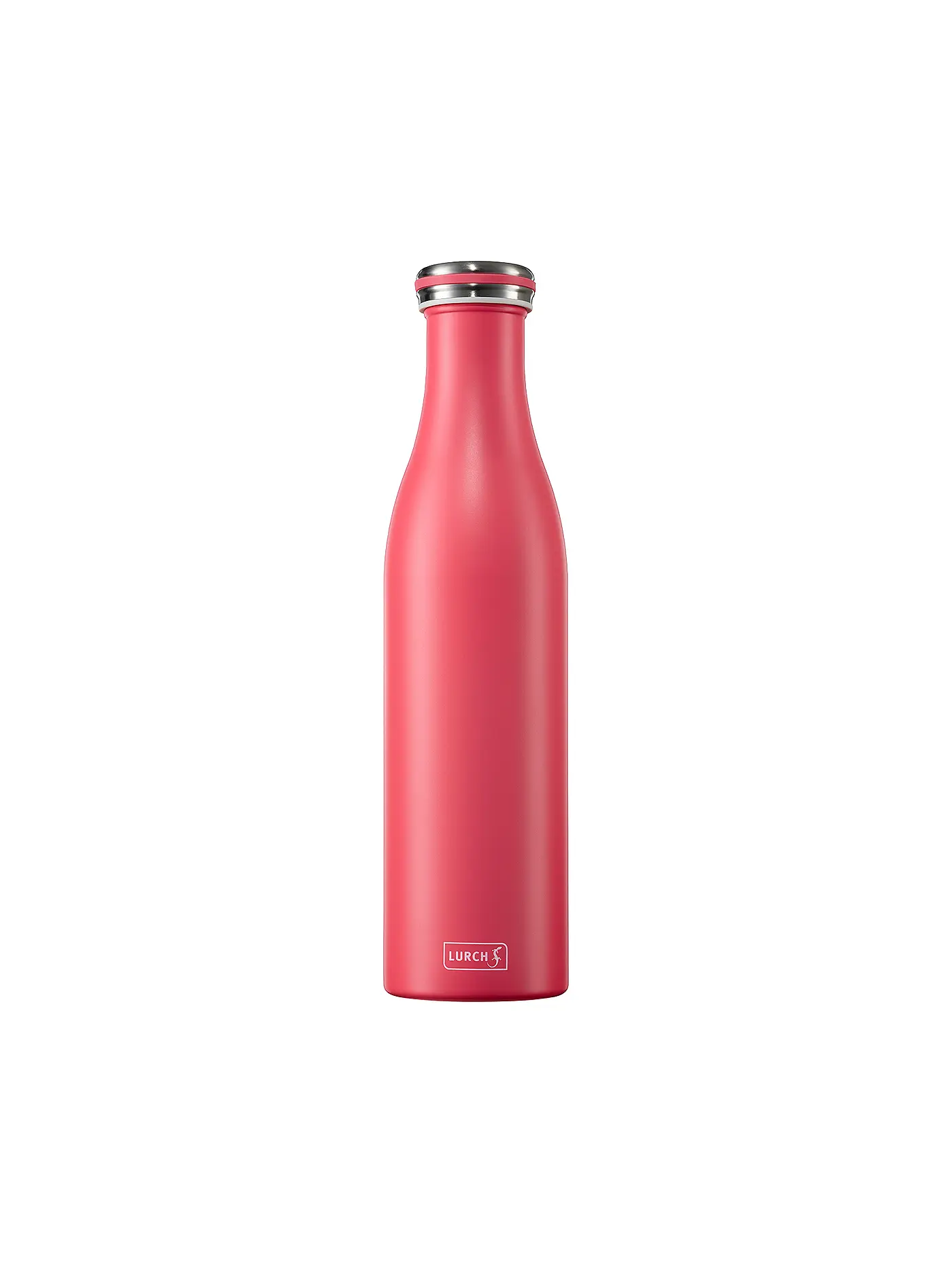 LURCH | Isolierflasche - Thermosflasche Edelstahl 0,75l Anthrazit-Met. | pink