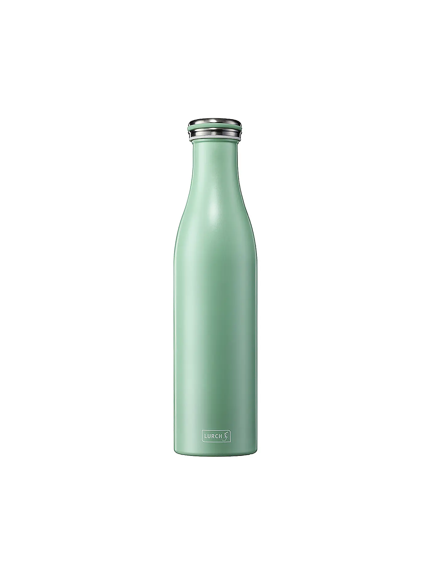 LURCH | Isolierflasche - Thermosflasche Edelstahl 0,75l Anthrazit-Met. | grün
