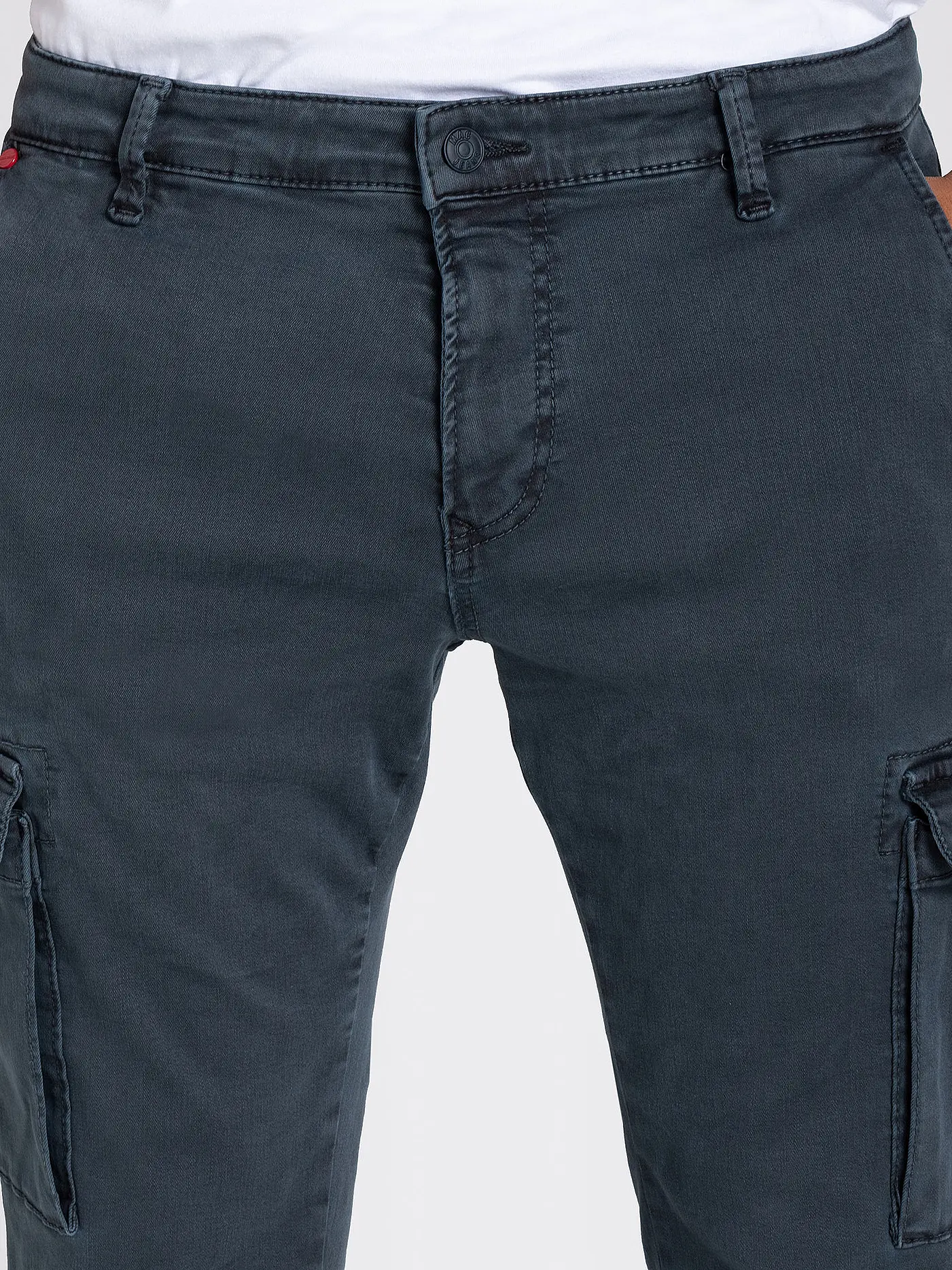 MAC | Cargohose Regular Fit | blau