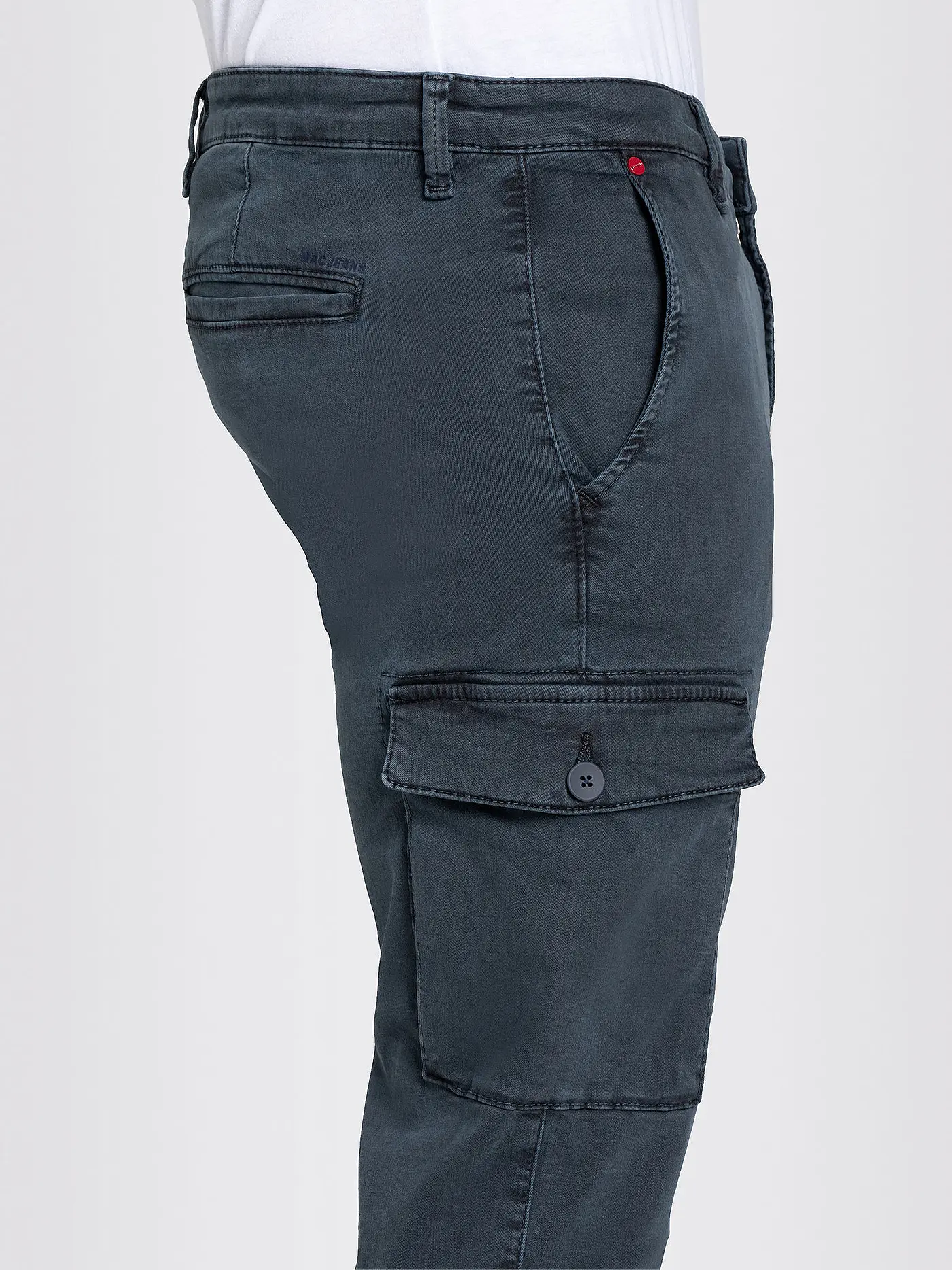 MAC | Cargohose Regular Fit | blau