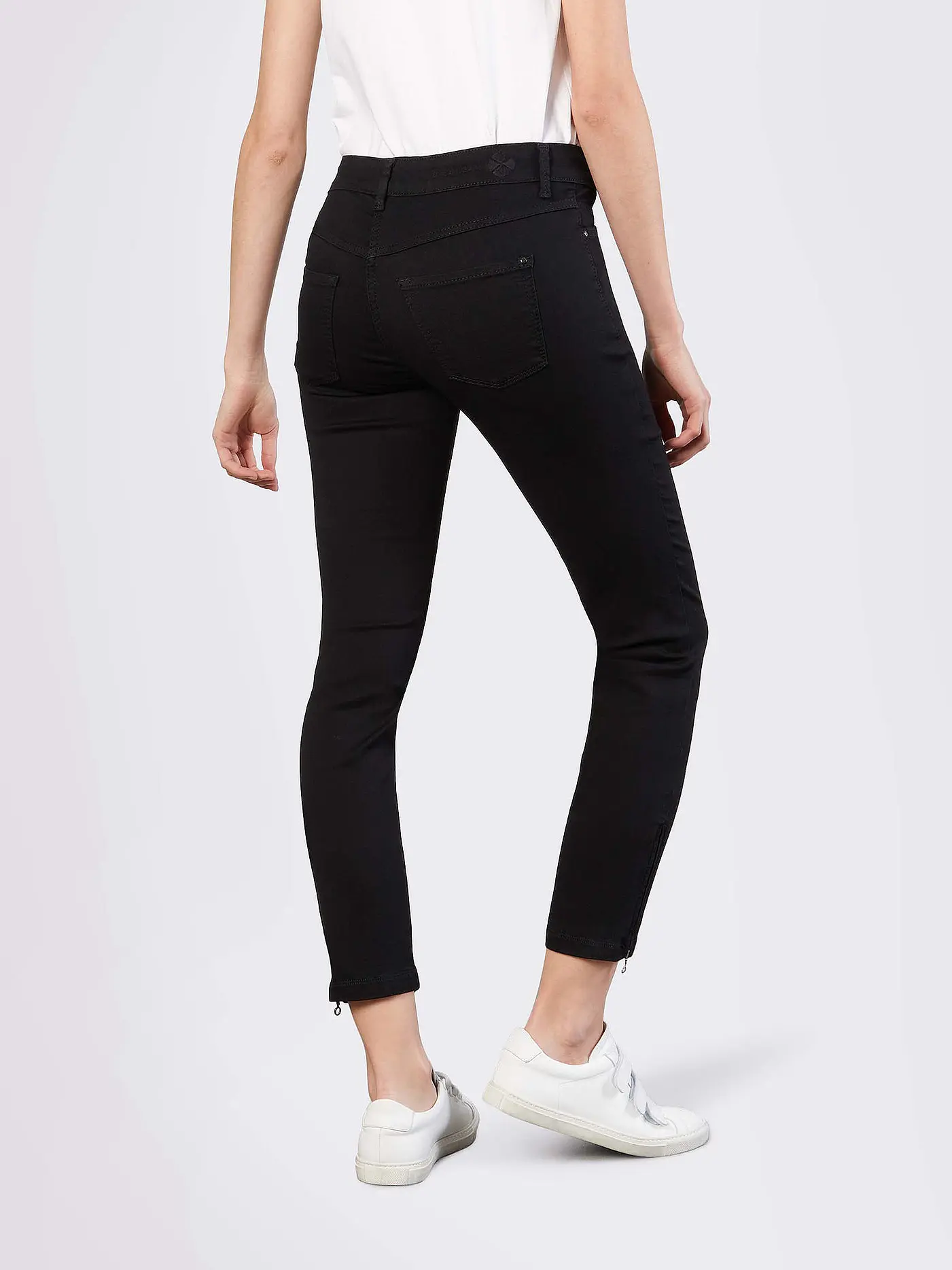 MAC | Hose Skinny Fit 7/8 Dream Chic | schwarz
