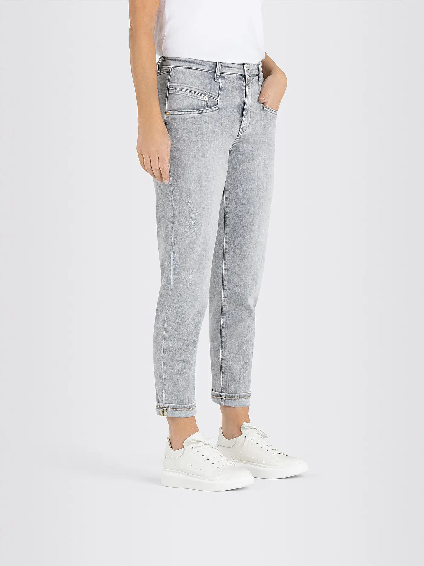 MAC | Jeans Balloon Fit Rich Carrot | grau