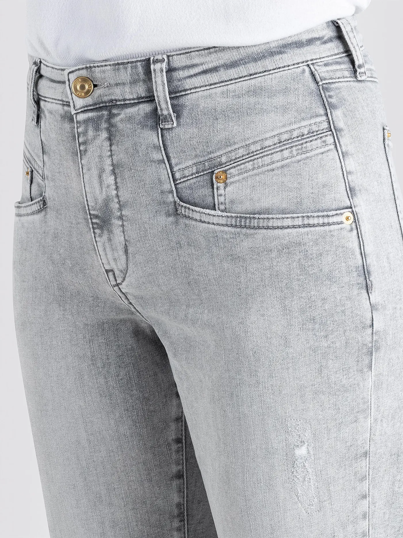 MAC | Jeans Balloon Fit Rich Carrot | grau