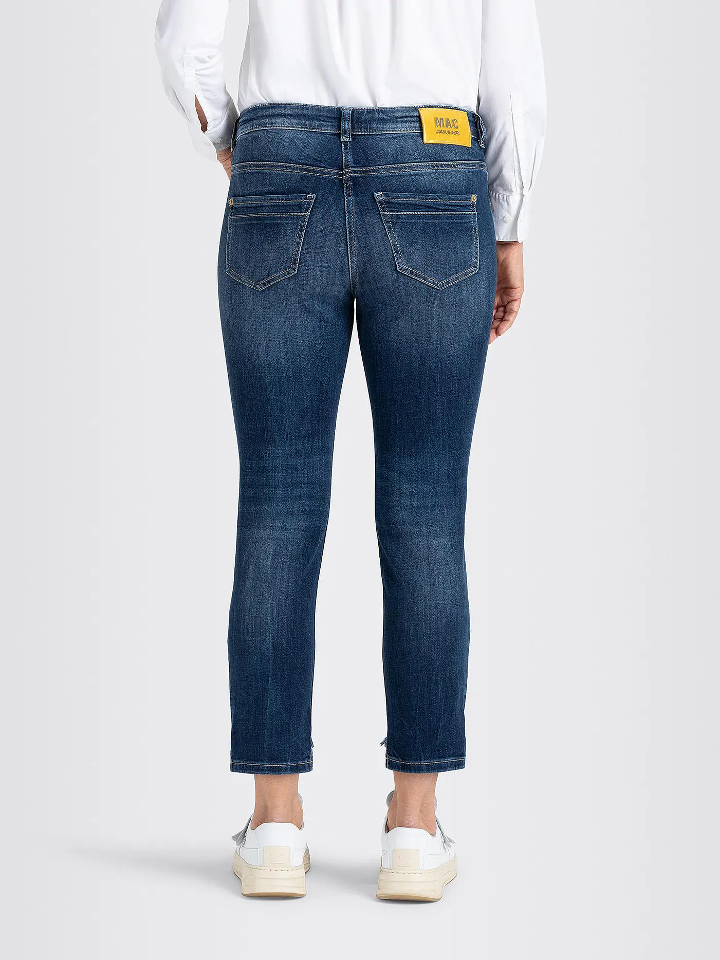 MAC | Jeans Slim Fit 7/8 Rich | blau