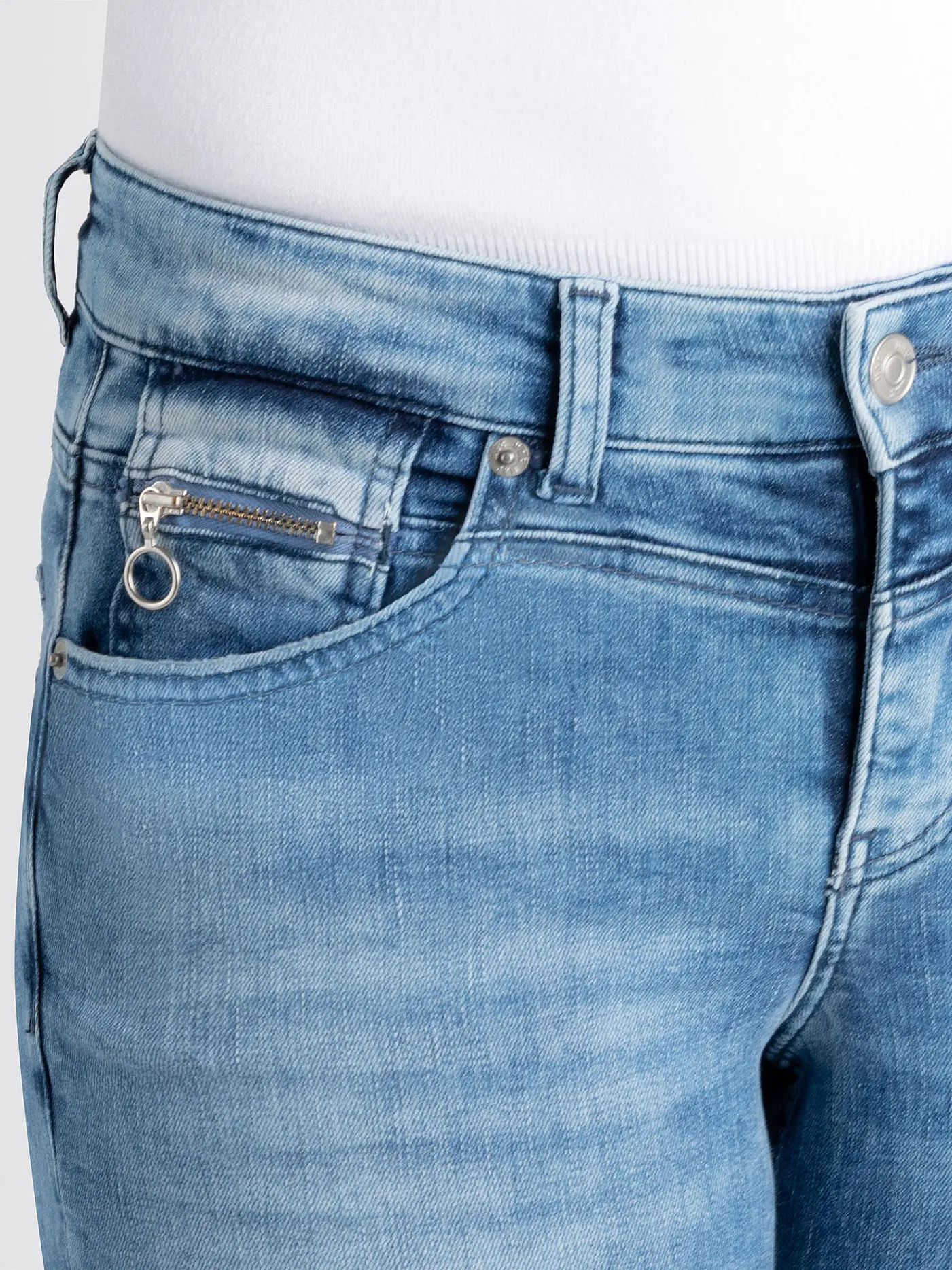 MAC | Jeans Slim Fit 7/8 Rich | hellblau
