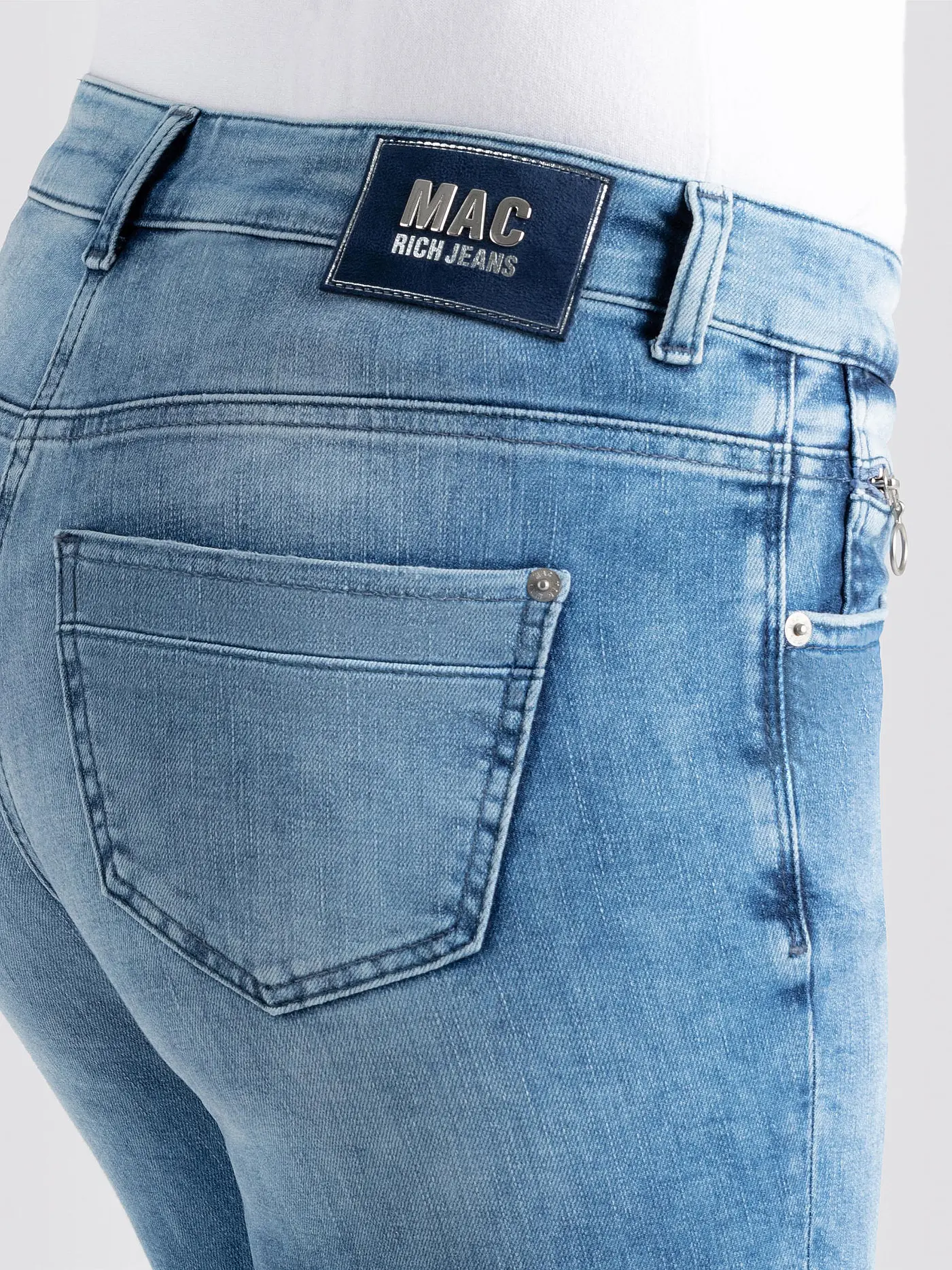 MAC | Jeans Slim Fit 7/8 Rich | hellblau