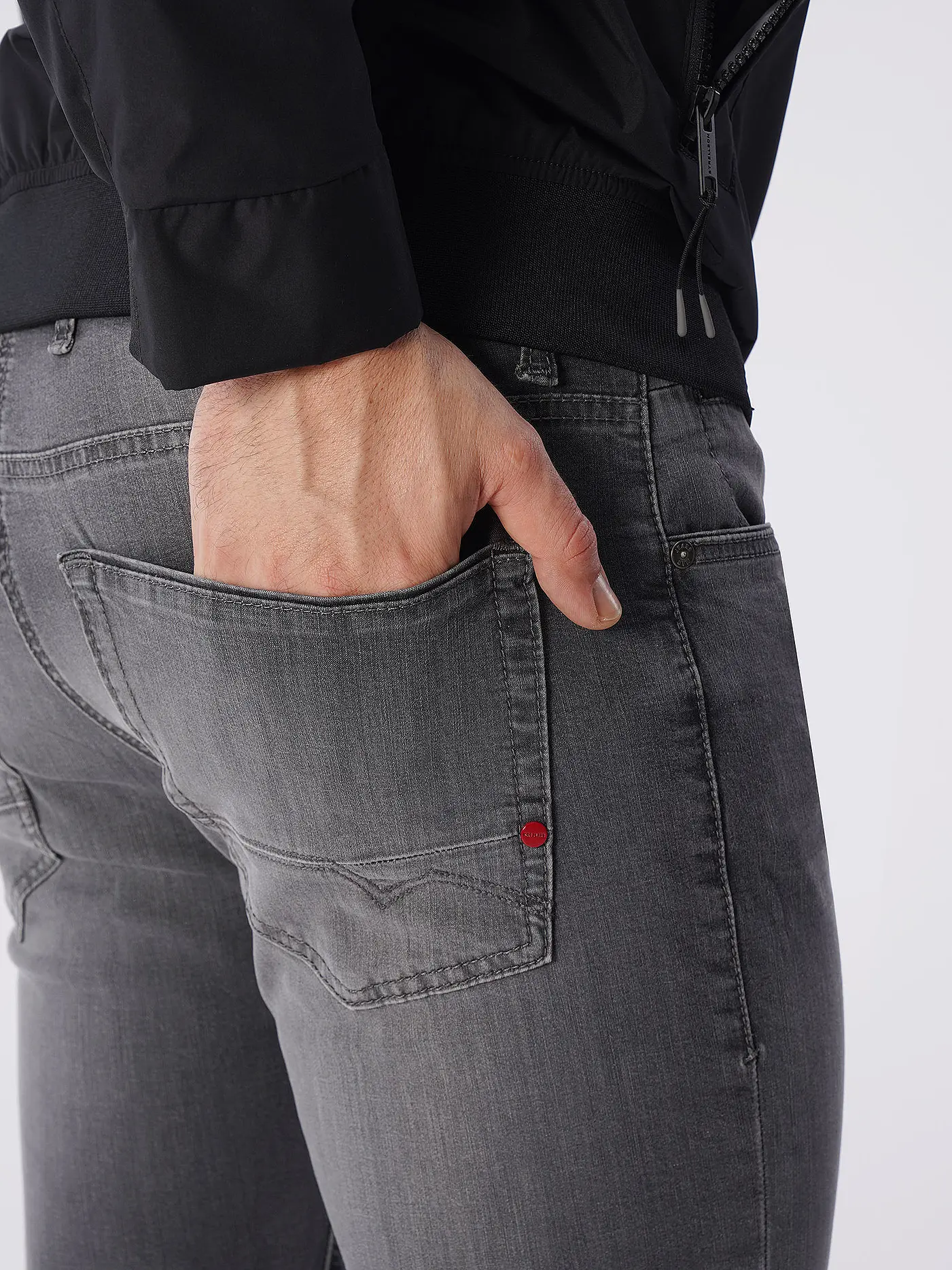 MAC | Jeans Slim Fit ARNE PIPE LIGHT WEIGHT | grau
