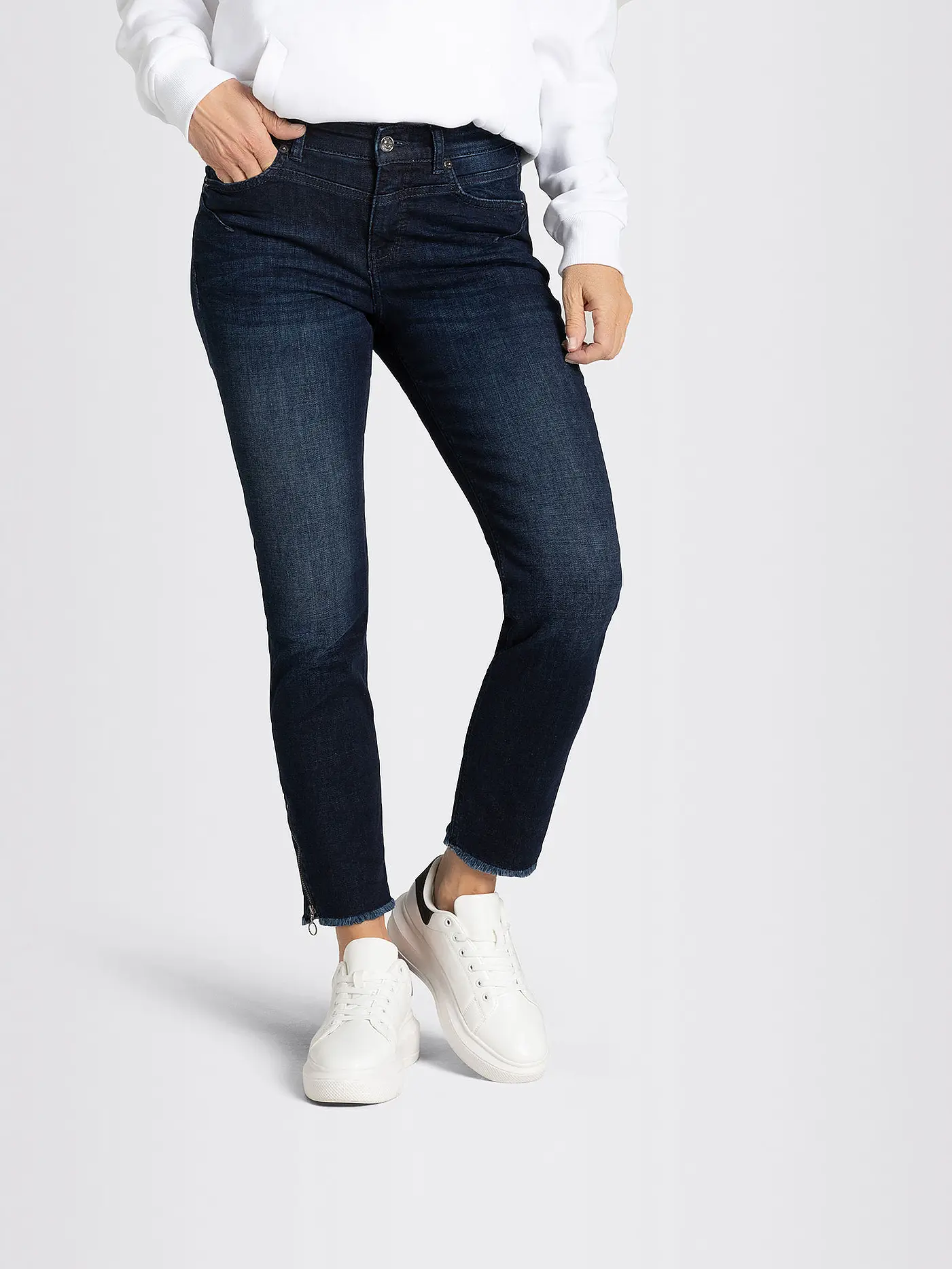 MAC | Jeans Slim Fit RICK CHIC  | dunkelblau