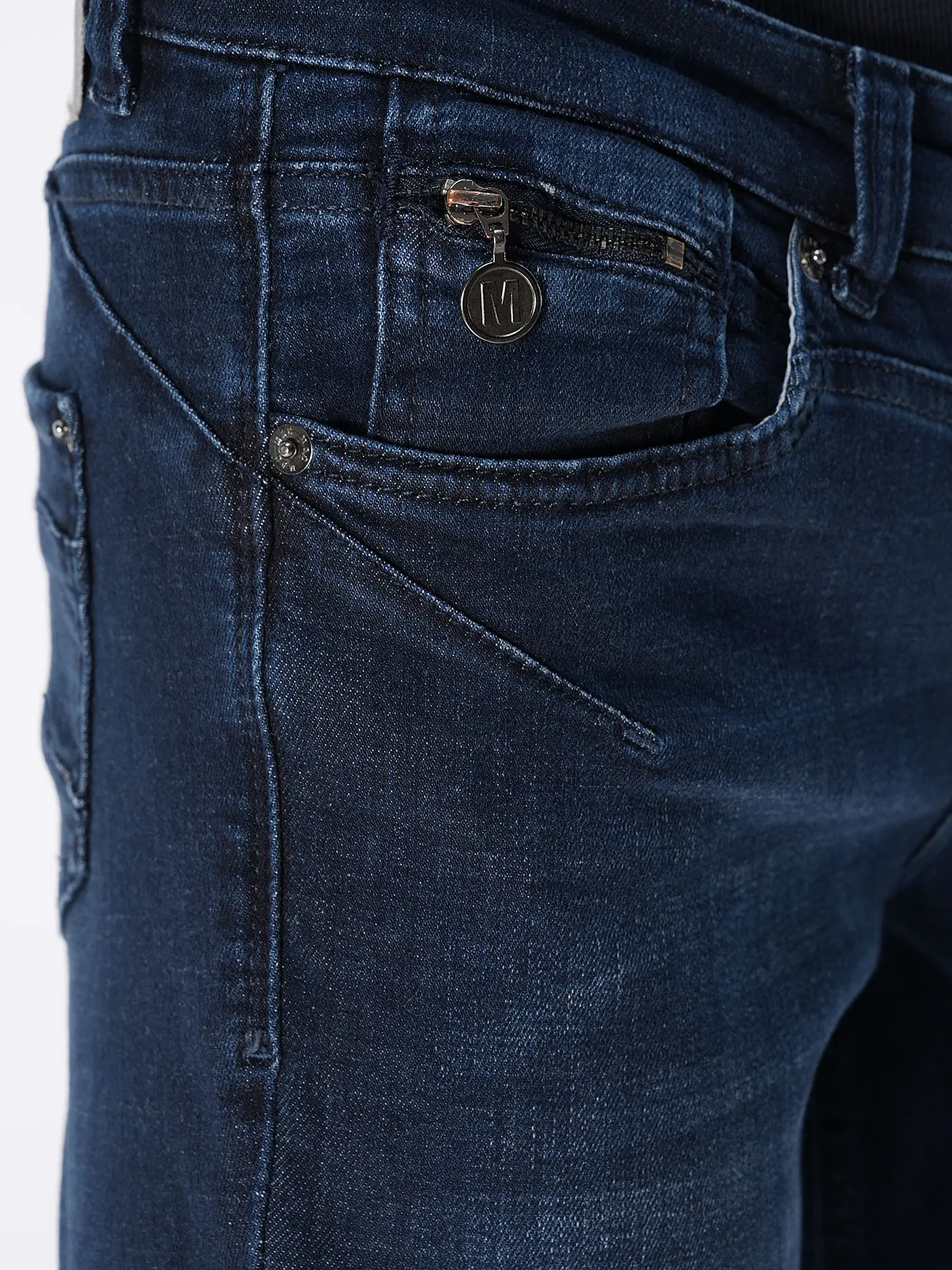 MAC | Jeans Slim Fit RICK CHIC  | dunkelblau