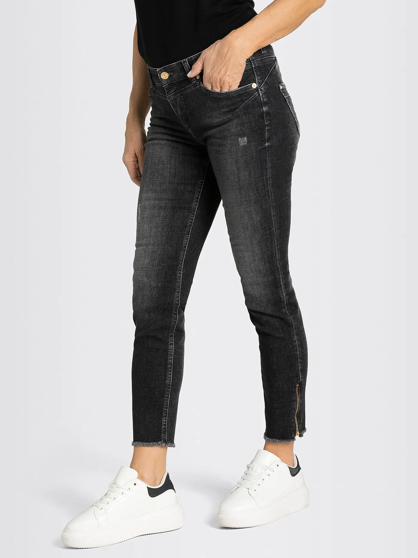 MAC | Jeans Slim Fit RICK CHIC  | grau