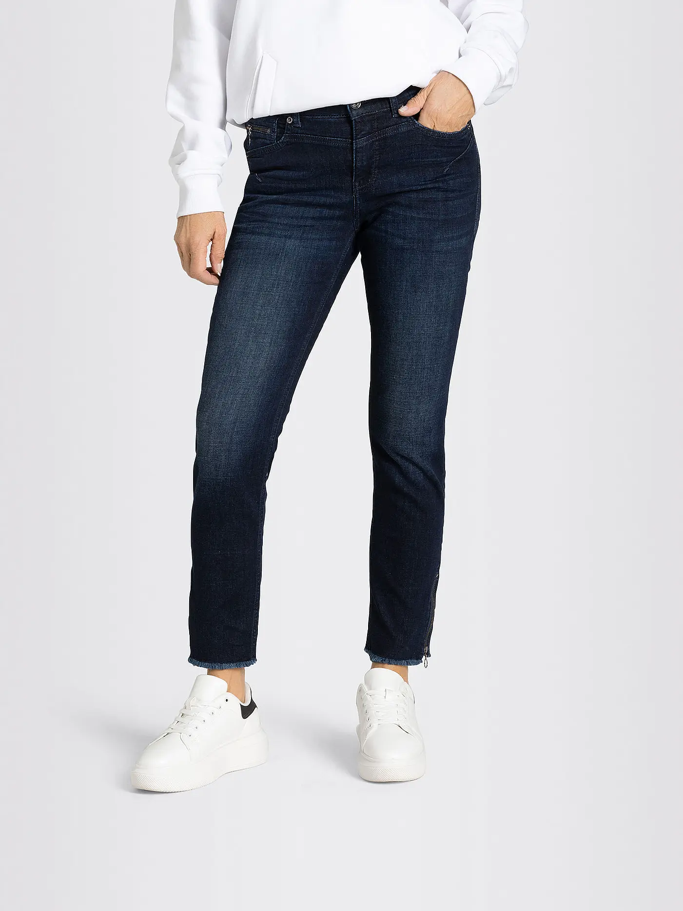 MAC | Jeans Slim Fit RICK CHIC  | dunkelblau